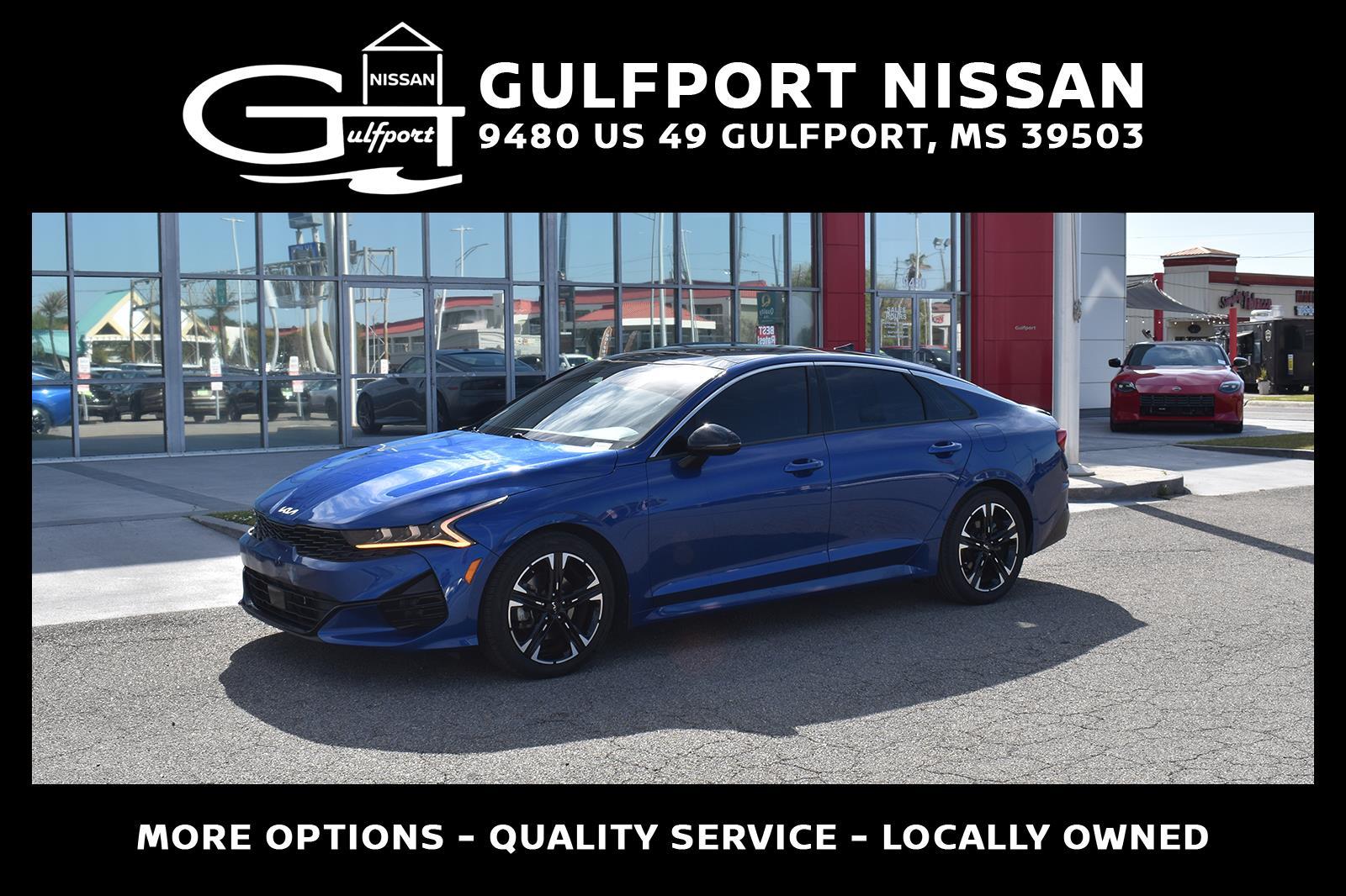Sapphire Blue 2022 Kia K5 GT-Line FWD Sedan Front-Wheel Drive Automatic