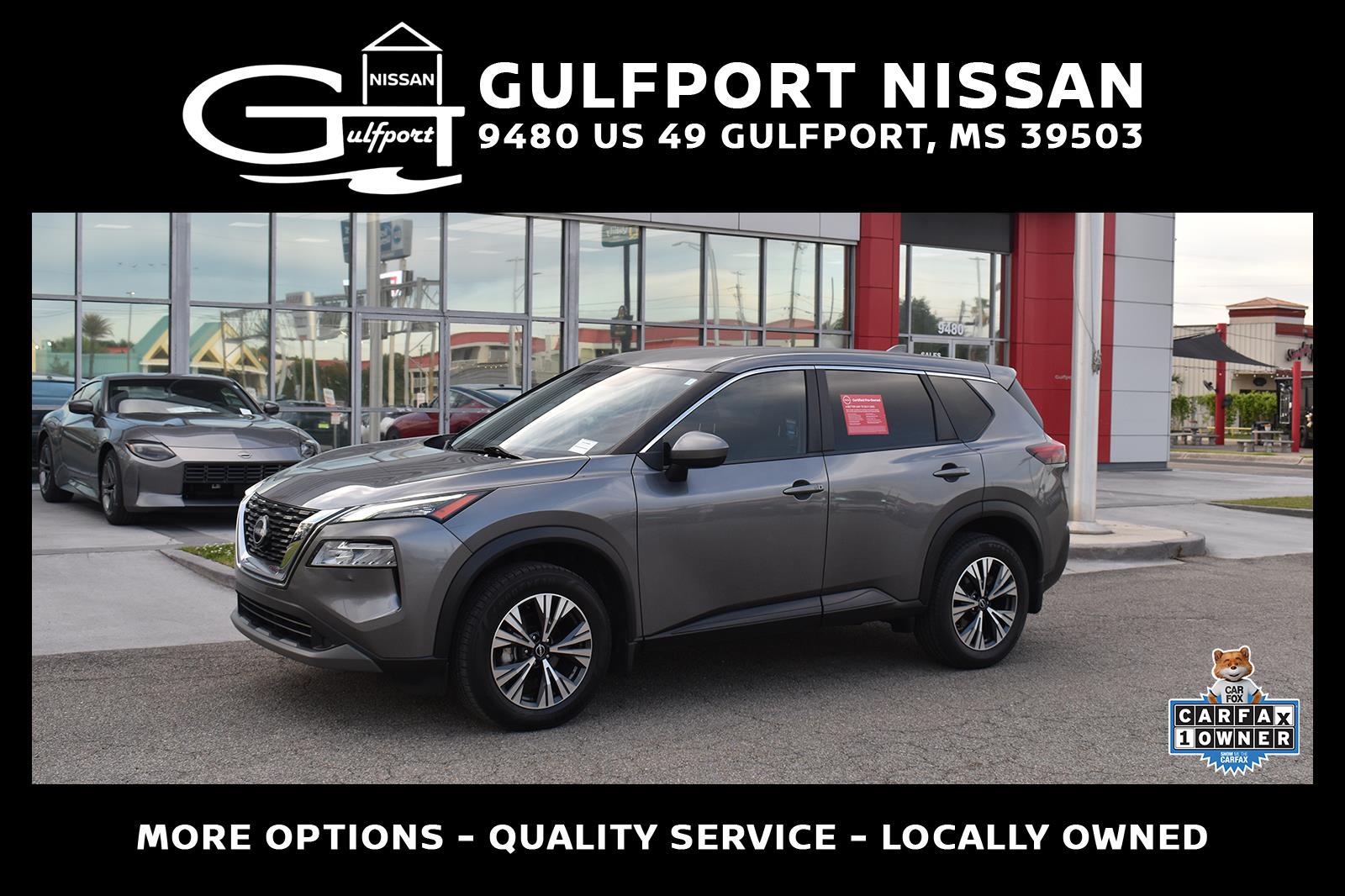 Gray (Gun Metallic) 2023 Nissan Rogue SV FWD SUV / Crossover Front-Wheel Drive Continuously Variable Transmission