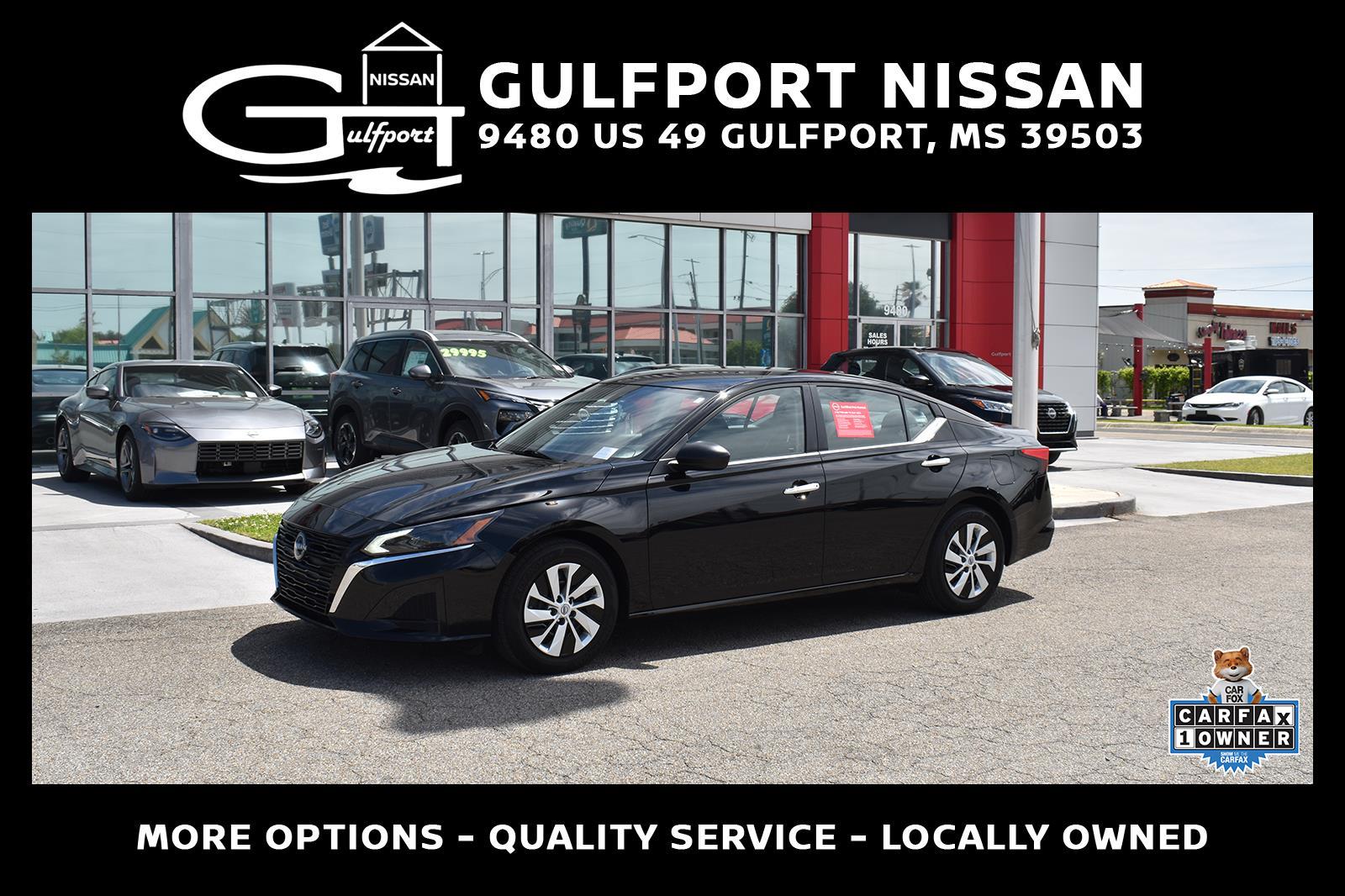 Super Black 2025 Nissan Altima 2.5 S FWD Sedan Front-Wheel Drive Continuously Variable Transmission