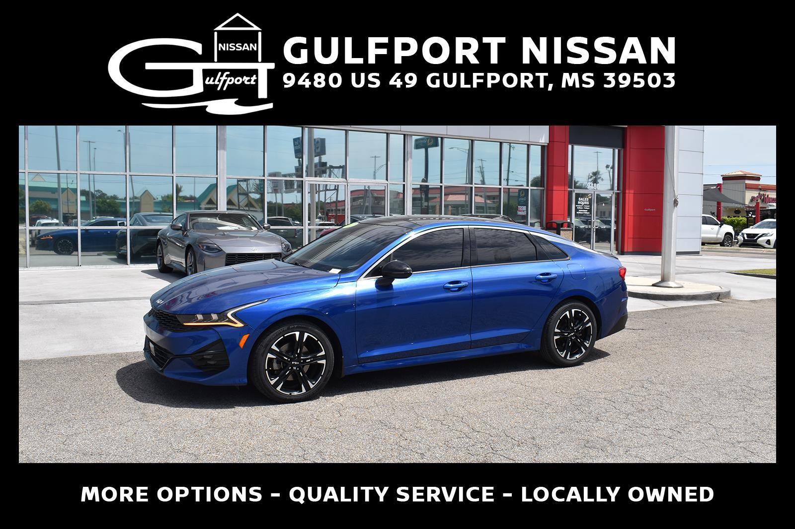 Sapphire Blue 2022 Kia K5 GT-Line FWD Sedan Front-Wheel Drive Automatic