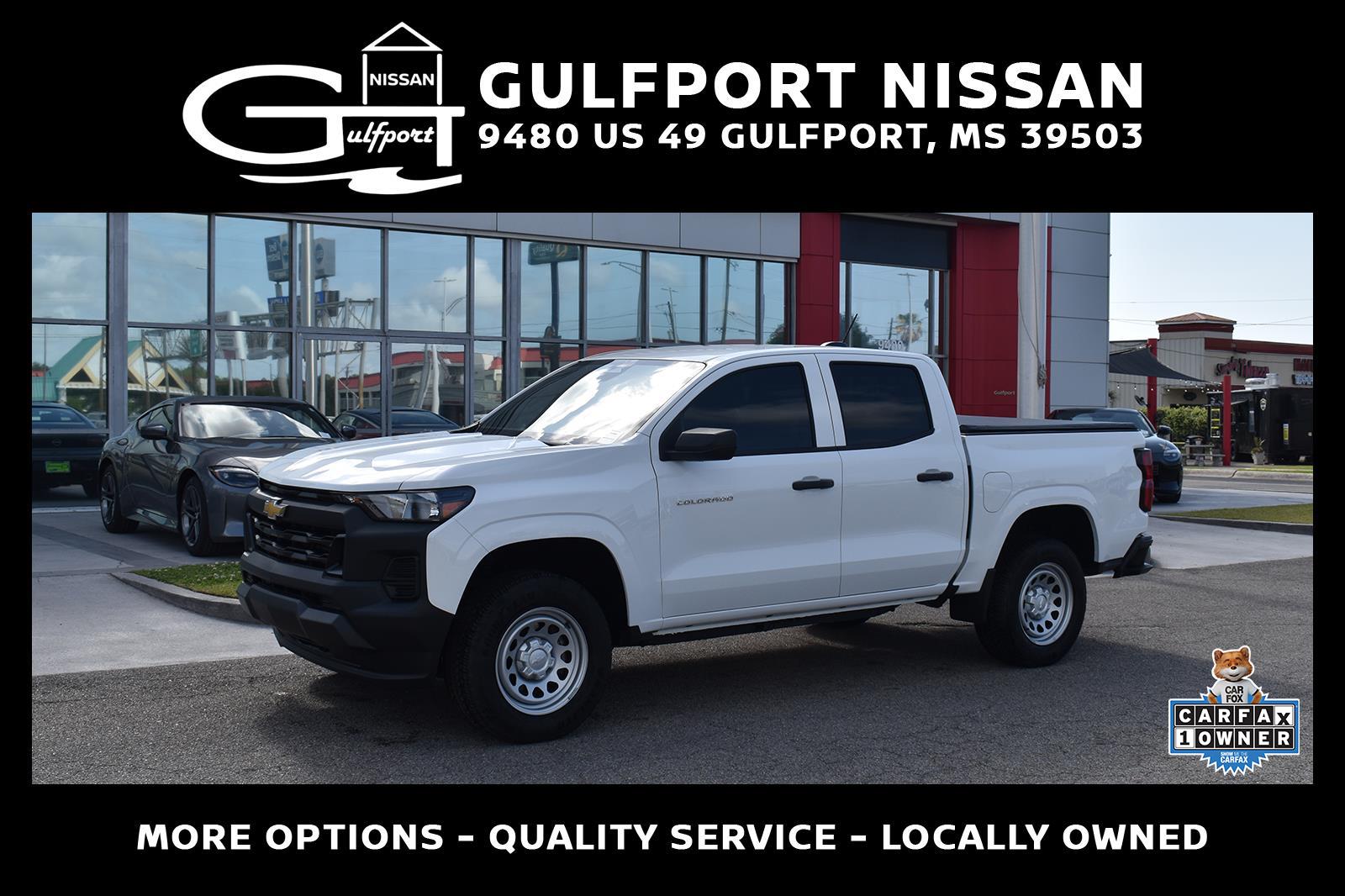 Summit White 2025 Chevrolet Colorado Work Truck Crew Cab RWD Pickup Truck 4X2 8-Speed Automatic