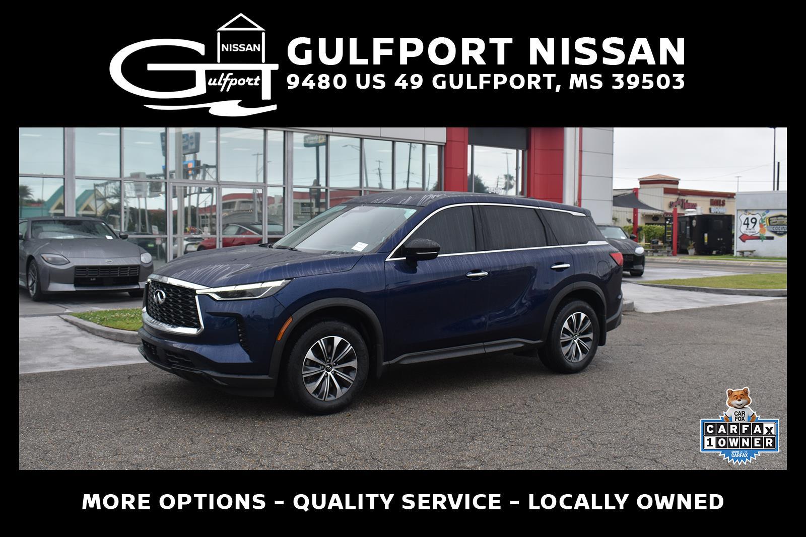 Grand Blue 2023 INFINITI QX60 Pure FWD SUV / Crossover Front-Wheel Drive Automatic