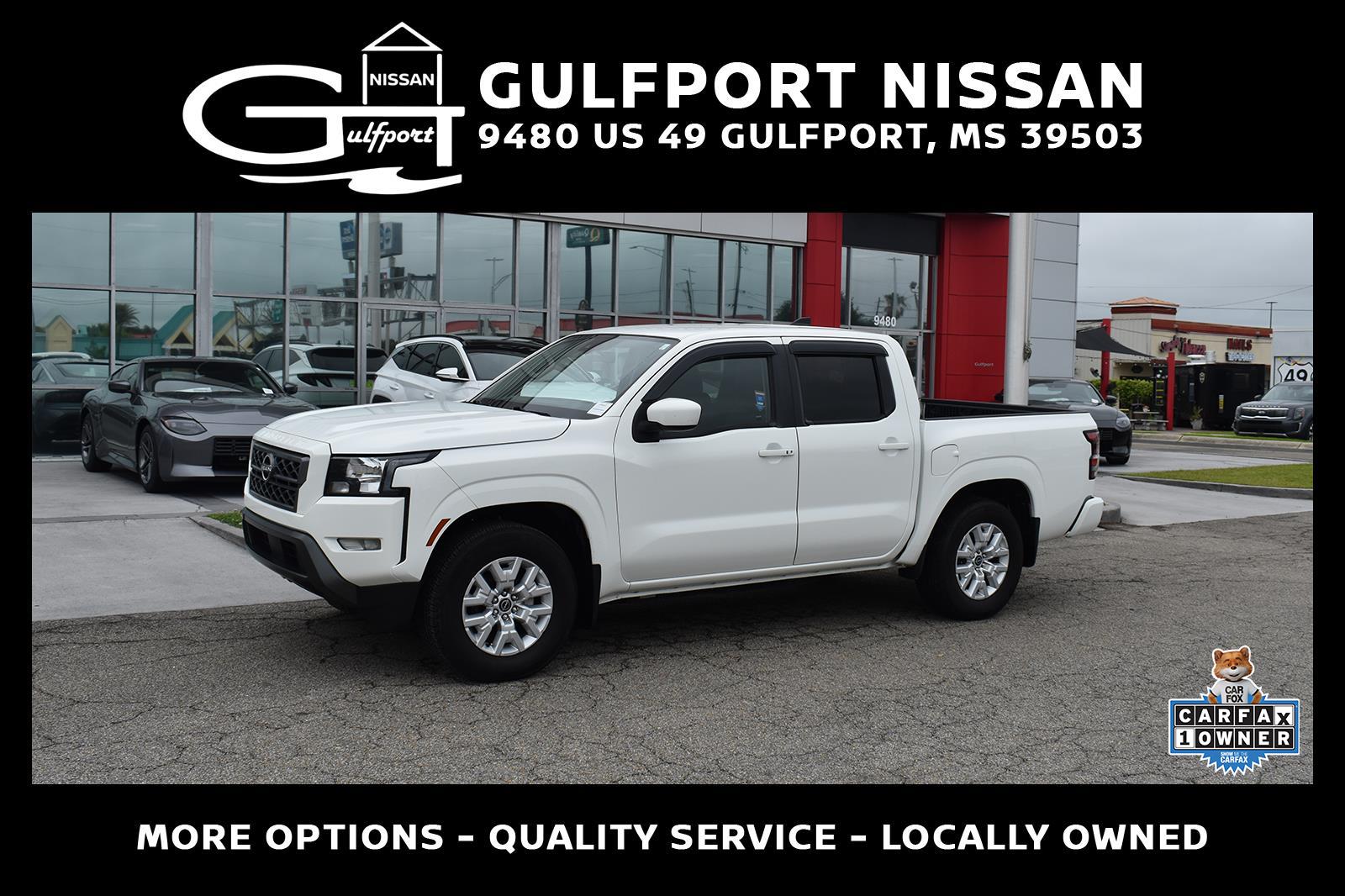 Glacier White 2024 Nissan Frontier Pickup Truck 4X2 Automatic
