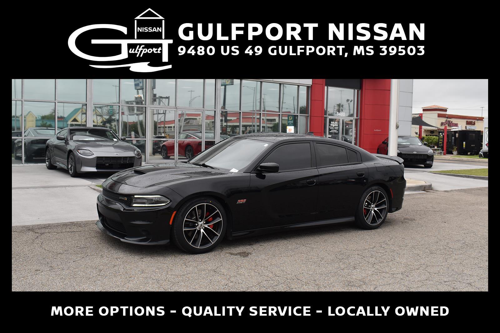 Pitch Black Clearcoat 2018 Dodge Charger R/T Scat Pack RWD Sedan Rear-Wheel Drive 8-Speed Automatic