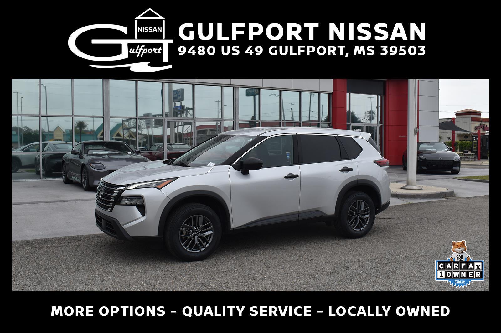 Brilliant Silver Metallic 2024 Nissan Rogue SUV / Crossover Front-Wheel Drive Continuously Variable Transmission