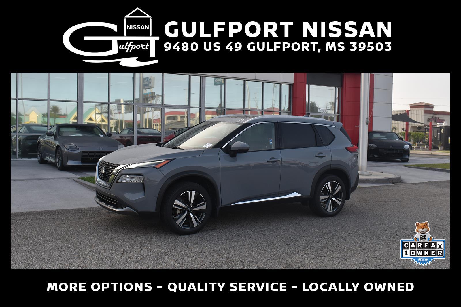 Boulder Gray Pearl 2023 Nissan Rogue SUV / Crossover Front-Wheel Drive Continuously Variable Transmission