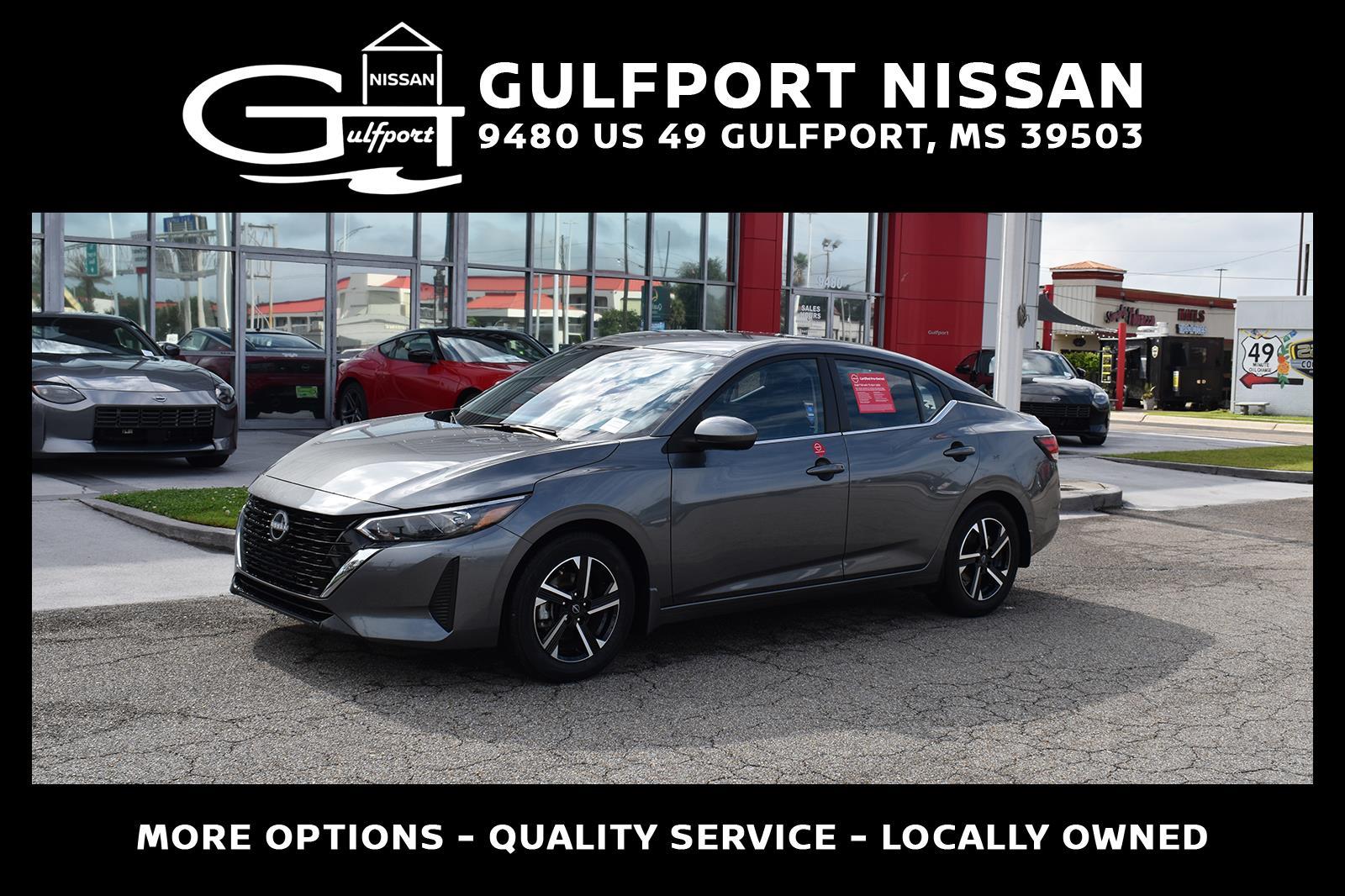 Gray (Gun Metallic) 2025 Nissan Sentra SV FWD Sedan Front-Wheel Drive Continuously Variable Transmission