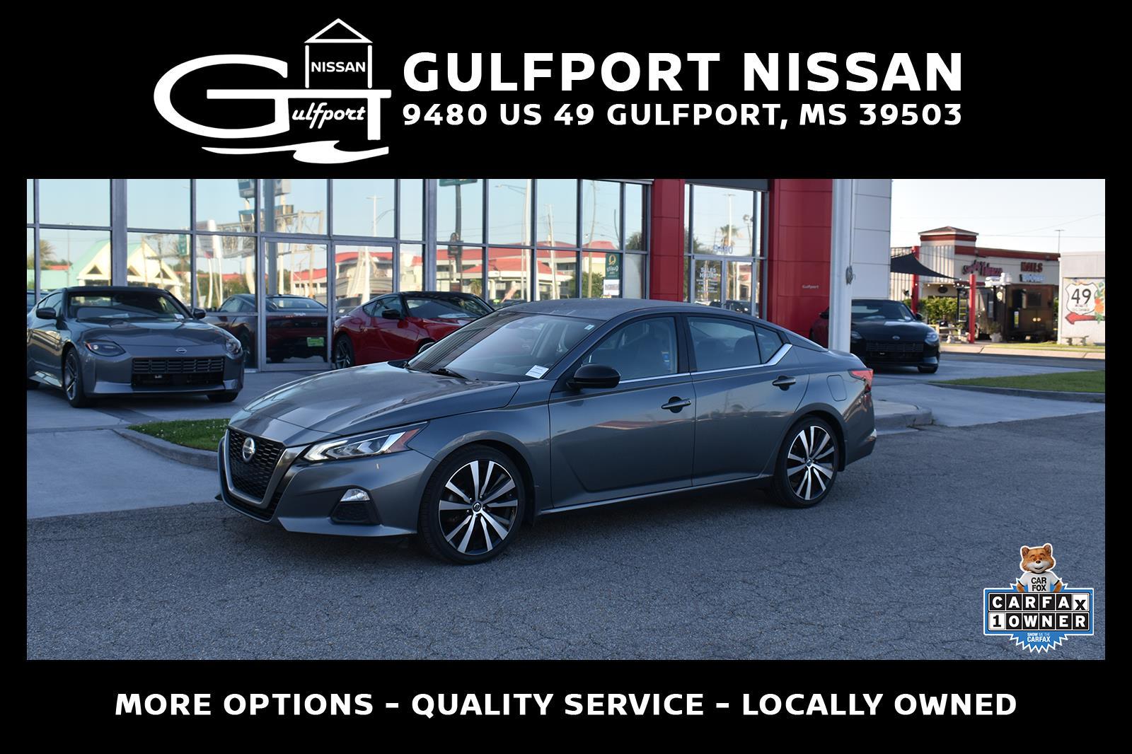 Gray (Gun Metallic) 2020 Nissan Altima 2.5 SR FWD Sedan Front-Wheel Drive Continuously Variable Transmission