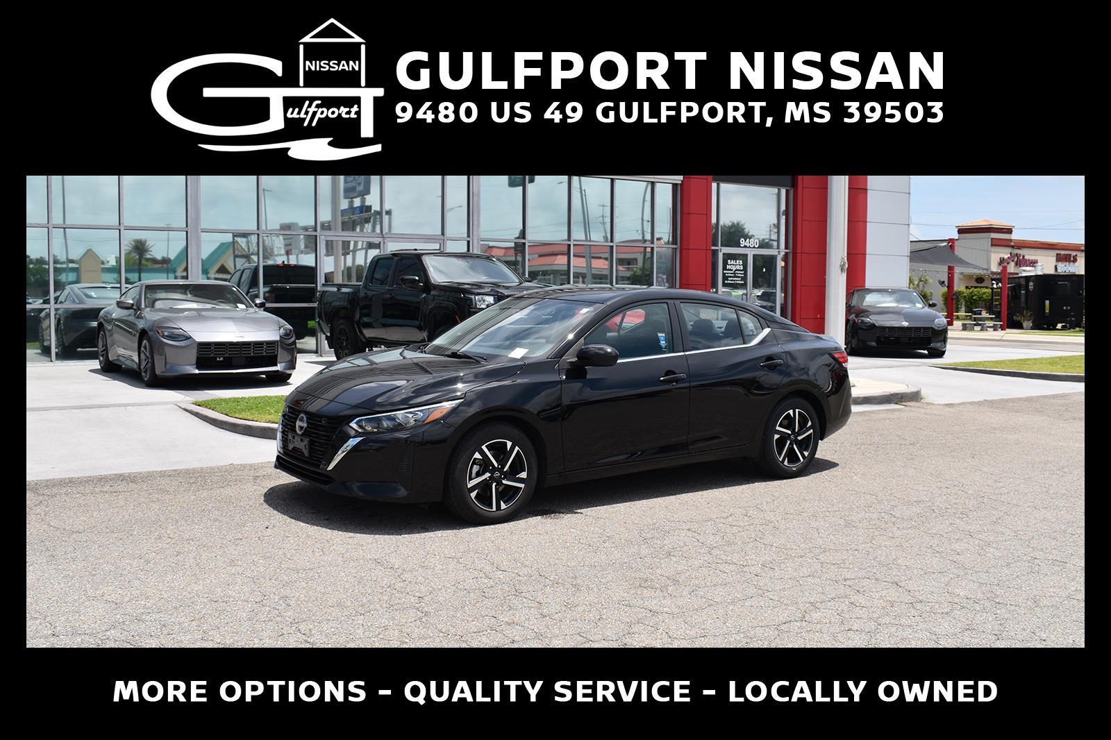 Super Black 2024 Nissan Sentra Sedan Front-Wheel Drive Continuously Variable Transmission