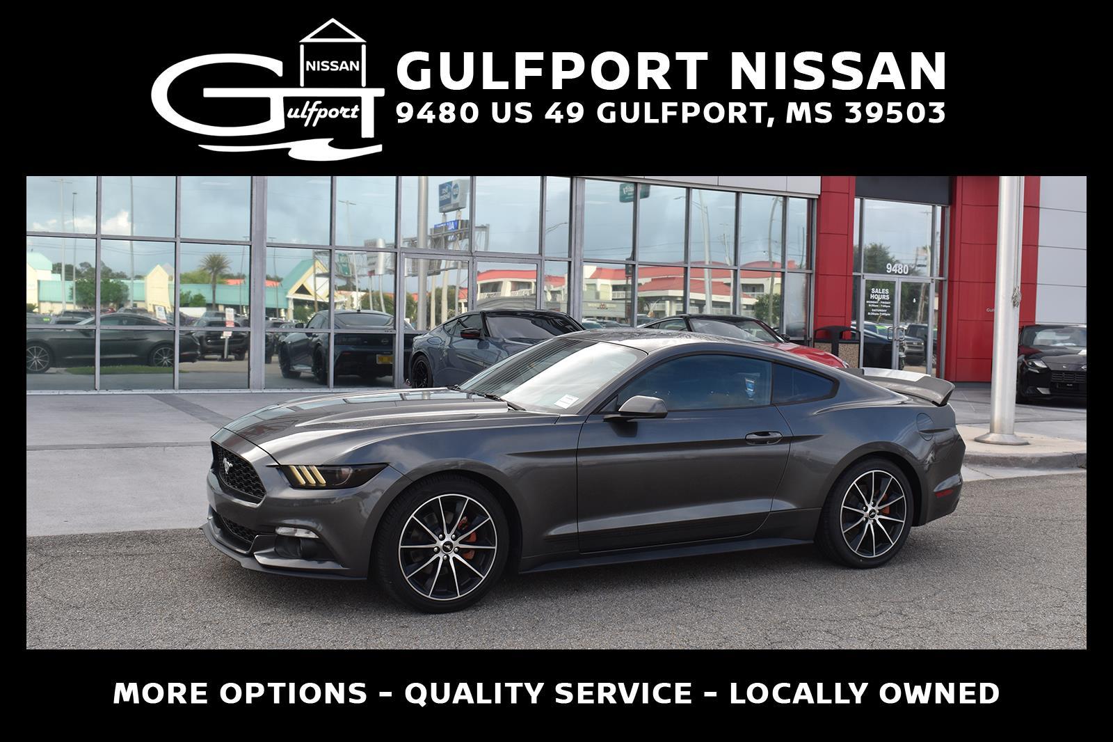 Gray (Magnetic Metallic) 2017 Ford Mustang Coupe Rear-Wheel Drive 6-Speed Manual