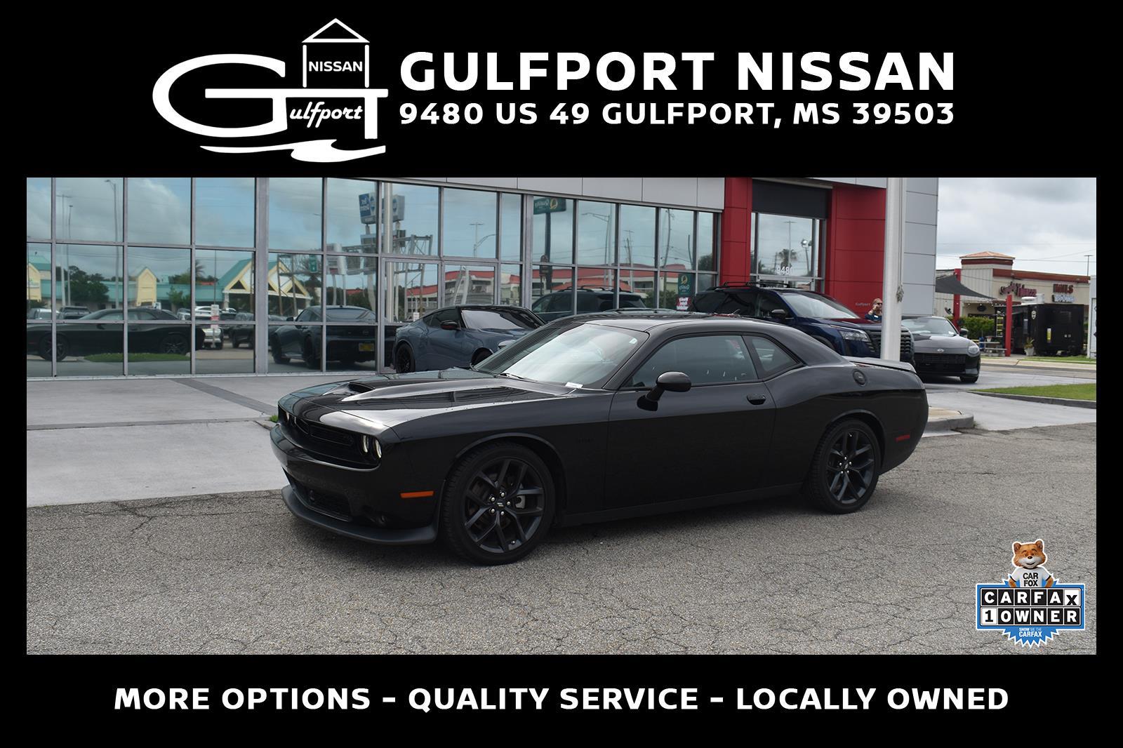 Pitch Black Clearcoat 2023 Dodge Challenger R/T RWD Coupe Rear-Wheel Drive 8-Speed Automatic