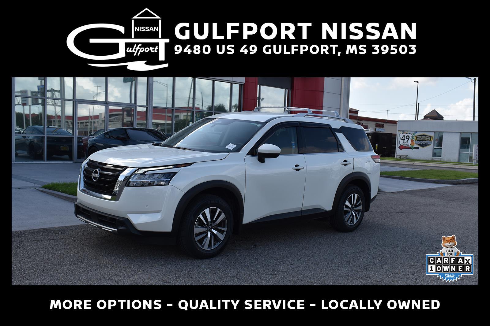 Pearl White Tricoat 2024 Nissan Pathfinder SUV / Crossover Front-Wheel Drive Automatic