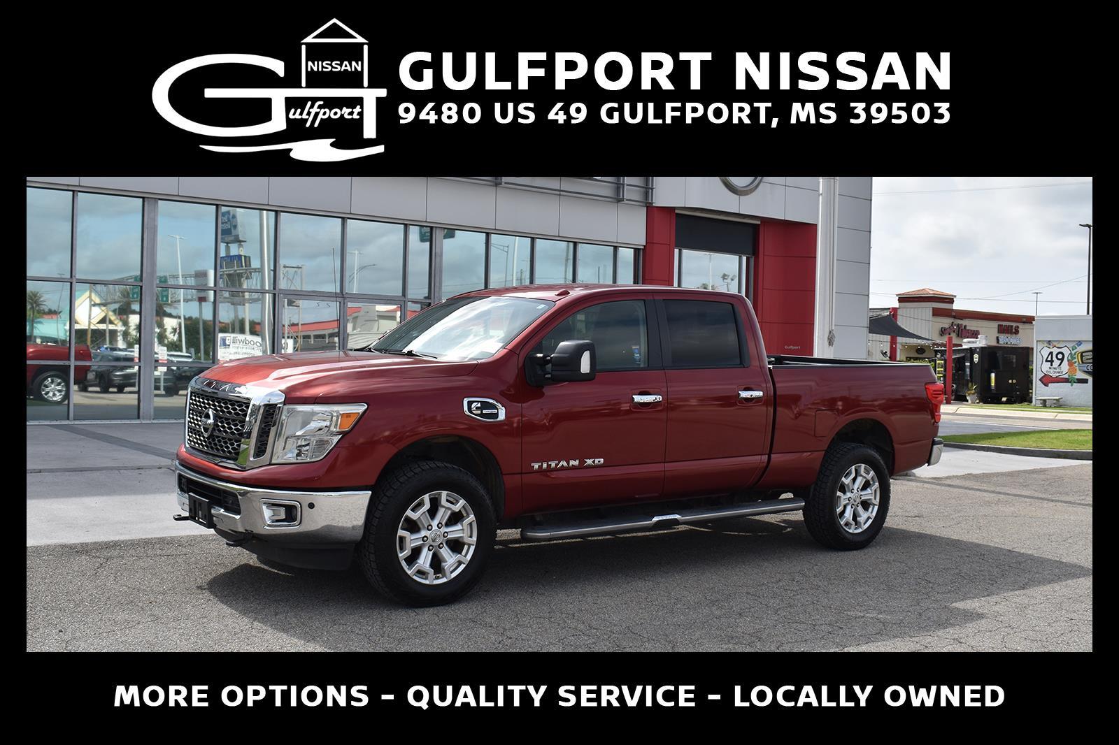 Cayenne Red 2016 Nissan Titan Pickup Truck 4X2 Automatic