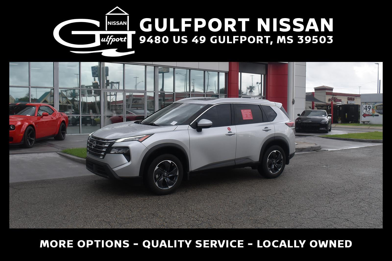 Brilliant Silver Metallic 2024 Nissan Rogue SUV / Crossover Front-Wheel Drive Continuously Variable Transmission
