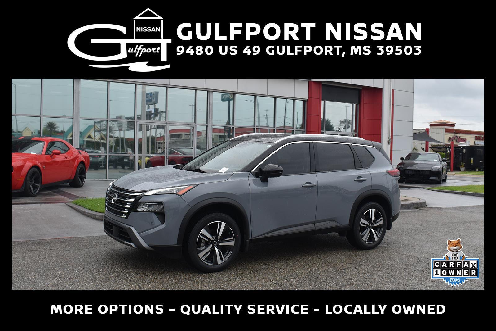 Boulder Gray Pearl/Super Black 2025 Nissan Rogue SUV / Crossover Front-Wheel Drive Continuously Variable Transmission