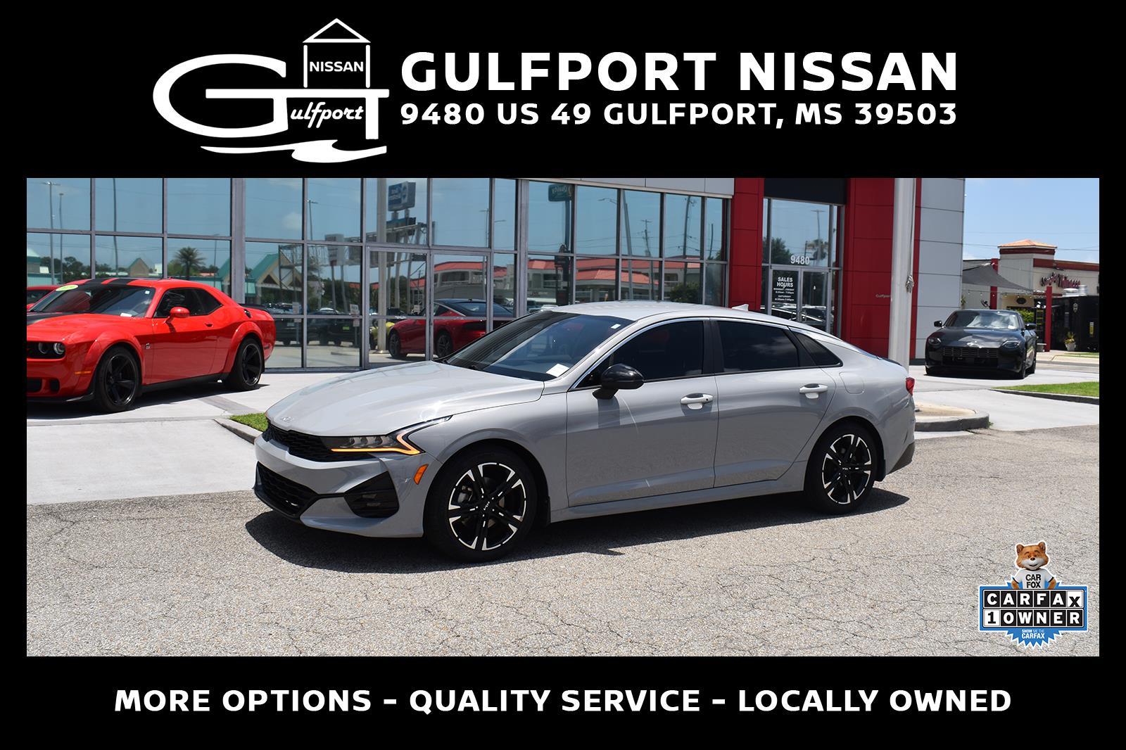 Wolf Gray 2022 Kia K5 Sedan Front-Wheel Drive Automatic