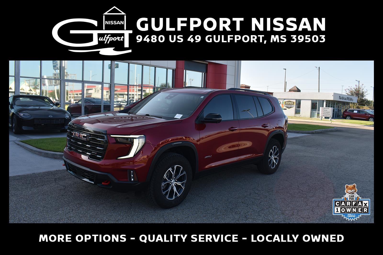 Volcanic Red Tintcoat 2026 GMC Acadia SUV / Crossover Four-Wheel Drive 8-Speed Automatic