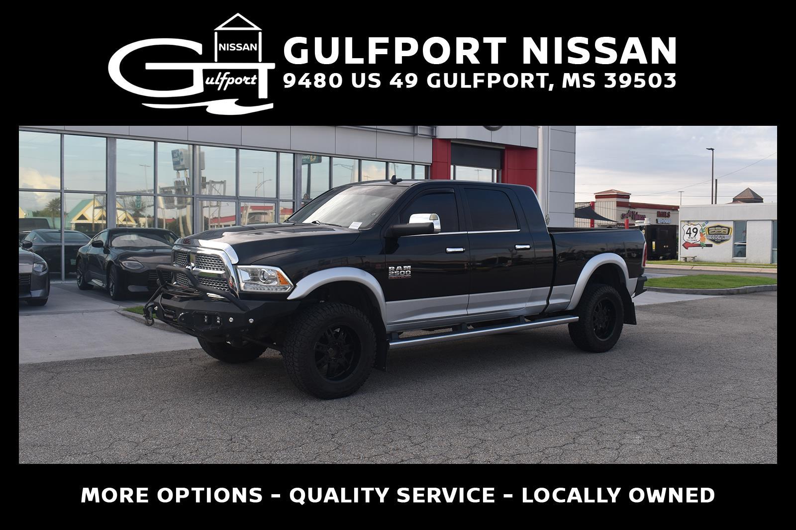 Brilliant Black Crystal Pearlcoat 2015 RAM 2500 Pickup Truck Four-Wheel Drive 6-Speed Automatic