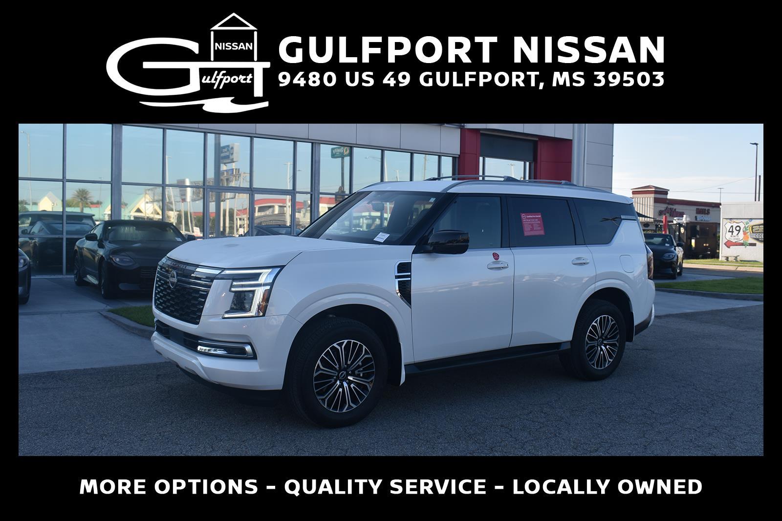 Aspen White Tricoat 2025 Nissan Armada SUV / Crossover 4X2 Automatic