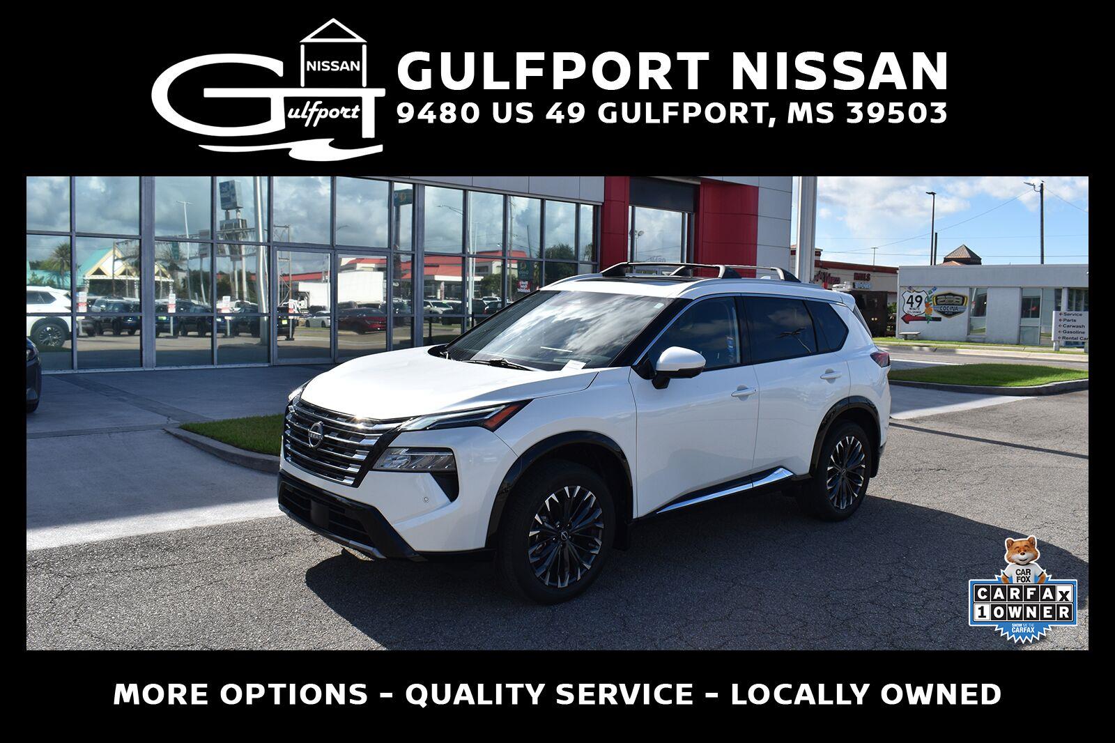 Everest White Pearl 2025 Nissan Rogue SUV / Crossover Front-Wheel Drive Continuously Variable Transmission