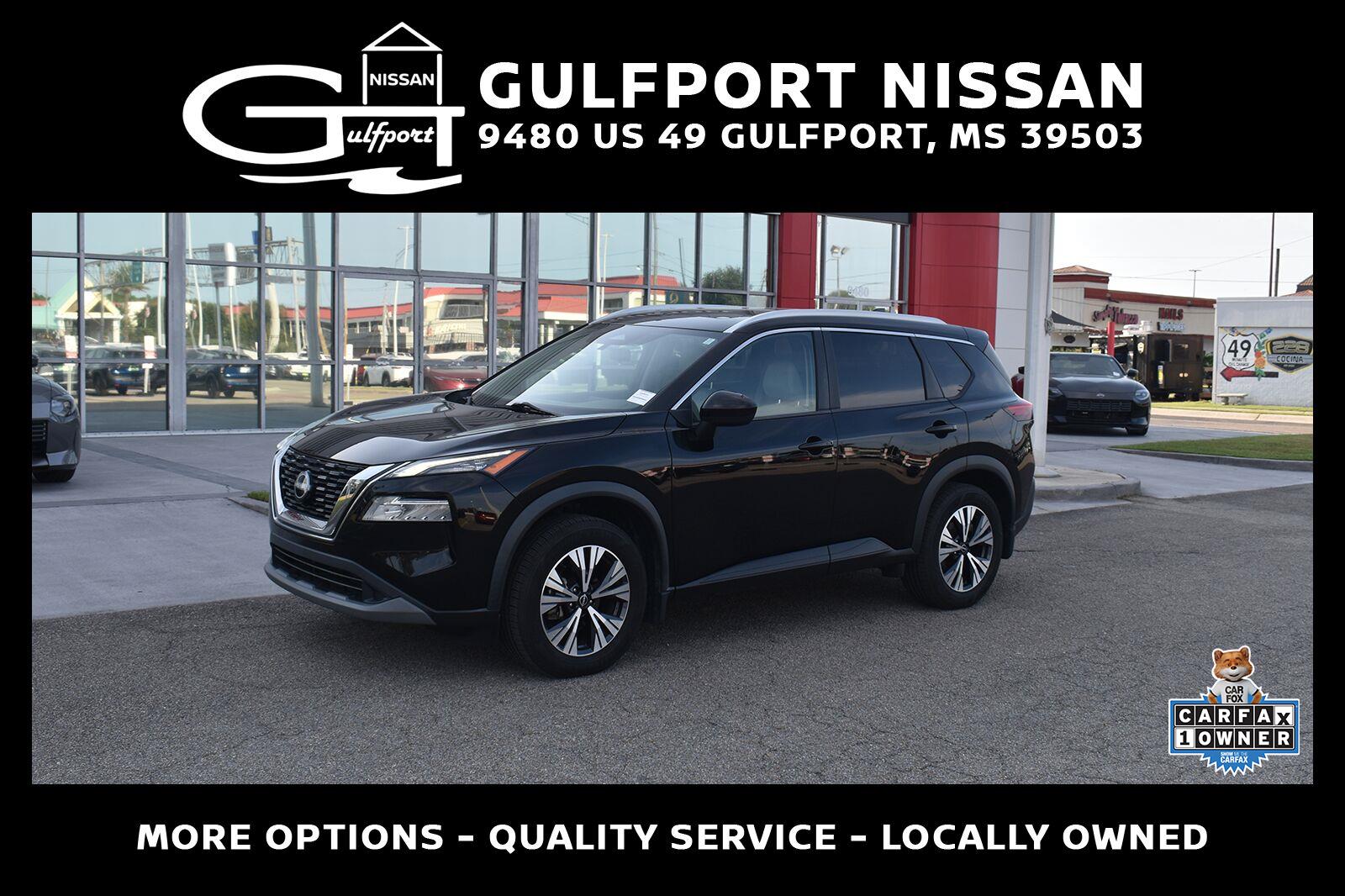 Super Black 2023 Nissan Rogue SUV / Crossover All-Wheel Drive Continuously Variable Transmission