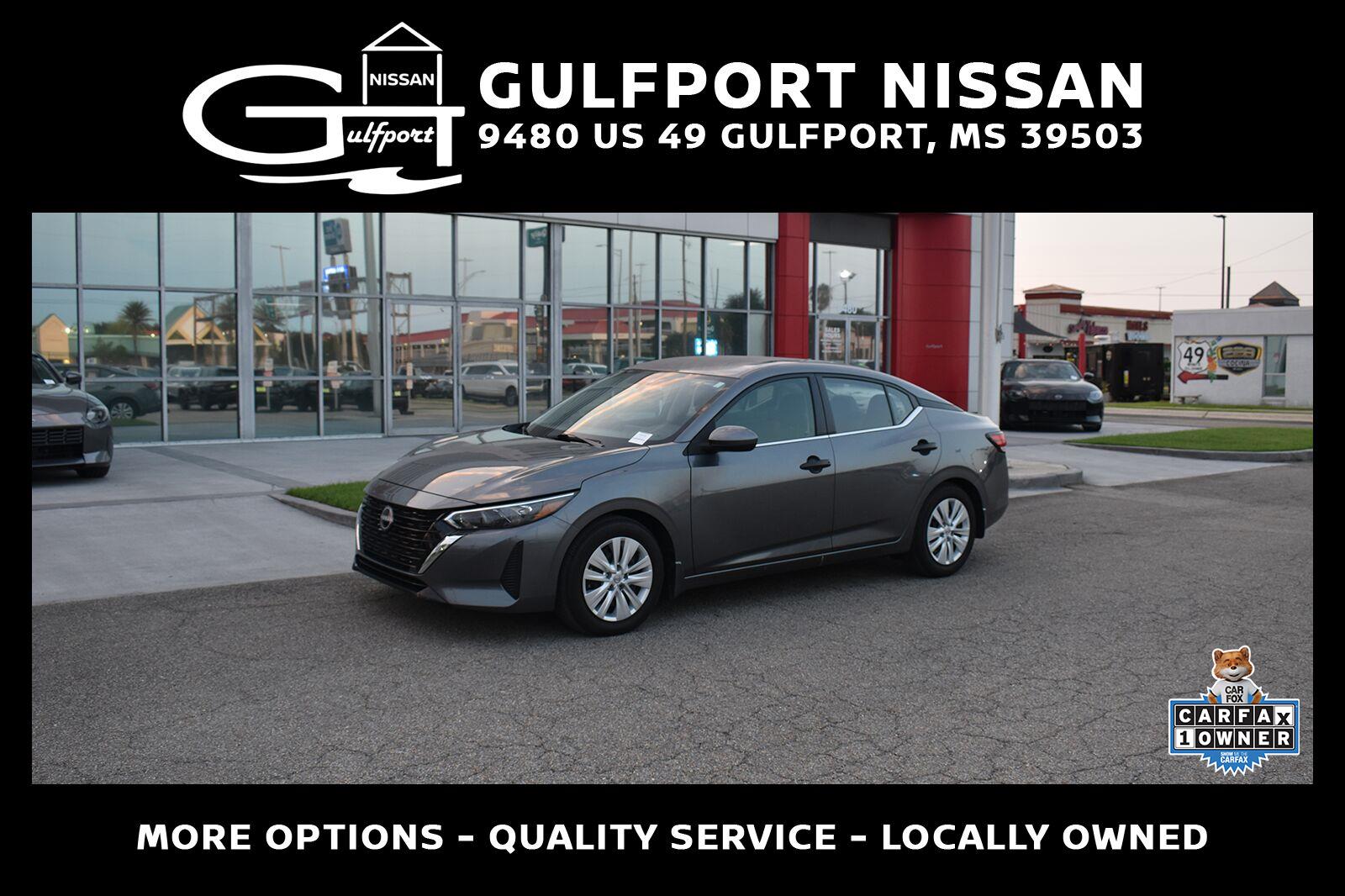 Gray (Gun Metallic) 2025 Nissan Sentra Sedan Front-Wheel Drive Continuously Variable Transmission