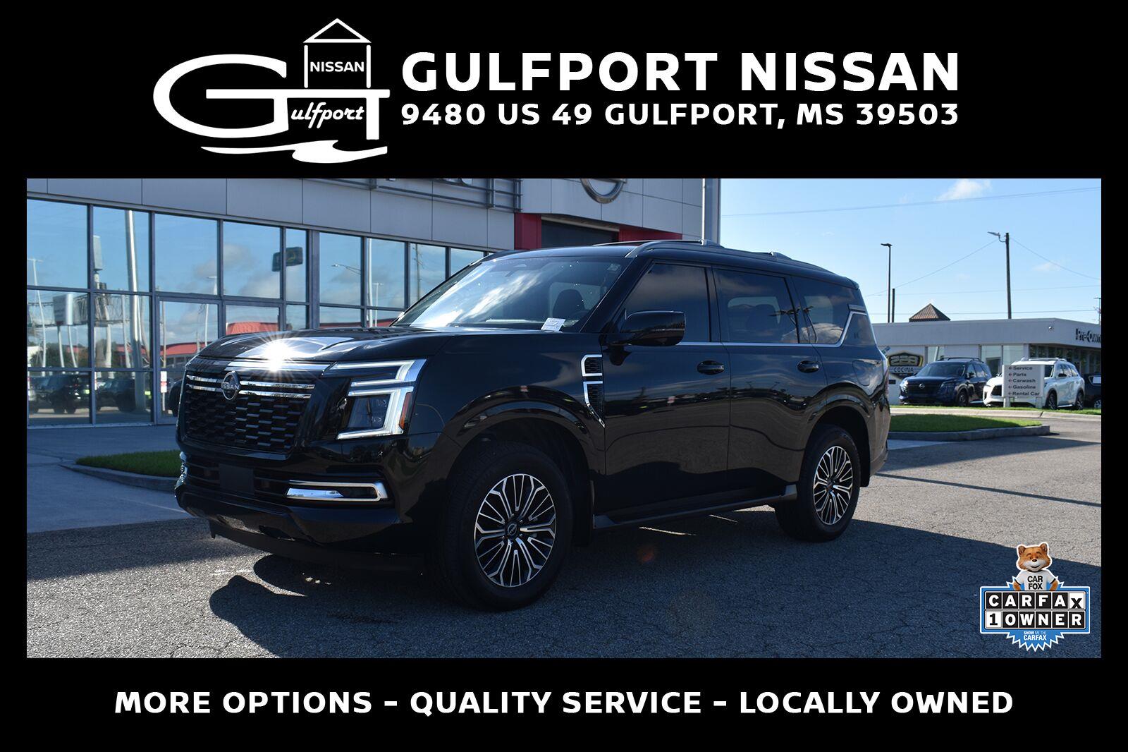 Super Black 2025 Nissan Armada SUV / Crossover Four-Wheel Drive Automatic