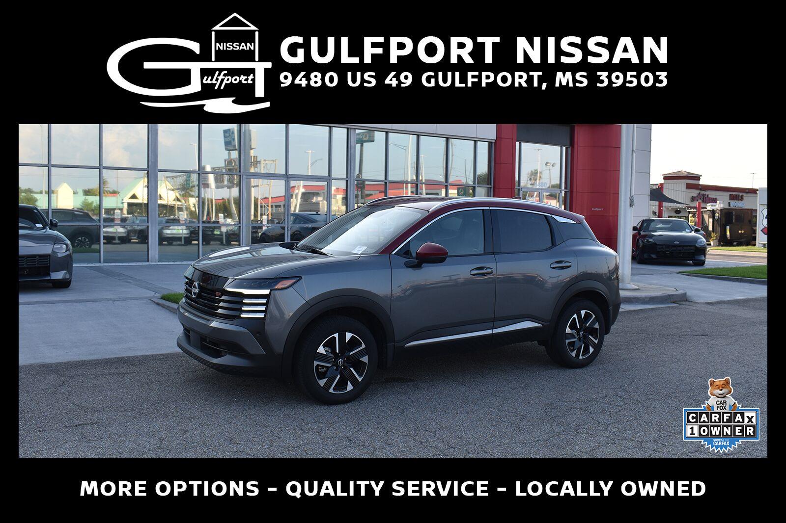 Red (Gun Metallic/Scarlet Ember Tintcoat) 2025 Nissan Kicks SUV / Crossover Front-Wheel Drive Continuously Variable Transmission