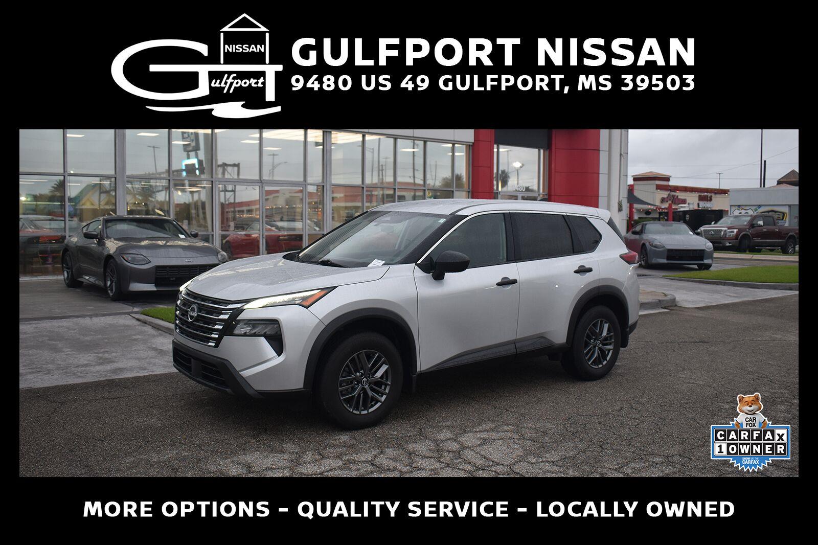 Brilliant Silver Metallic 2025 Nissan Rogue SUV / Crossover Front-Wheel Drive Continuously Variable Transmission