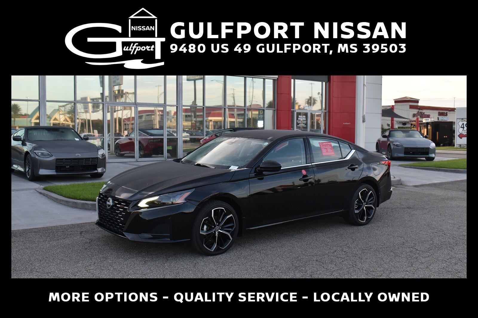 Super Black 2025 Nissan Altima Sedan All-Wheel Drive Continuously Variable Transmission