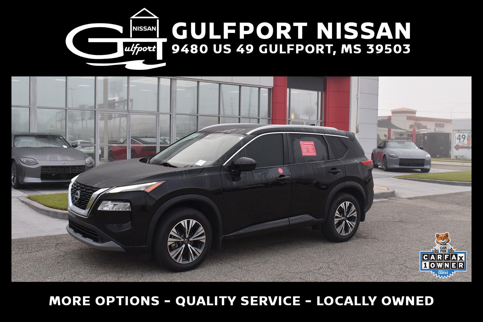 Super Black 2023 Nissan Rogue SUV / Crossover Front-Wheel Drive Continuously Variable Transmission