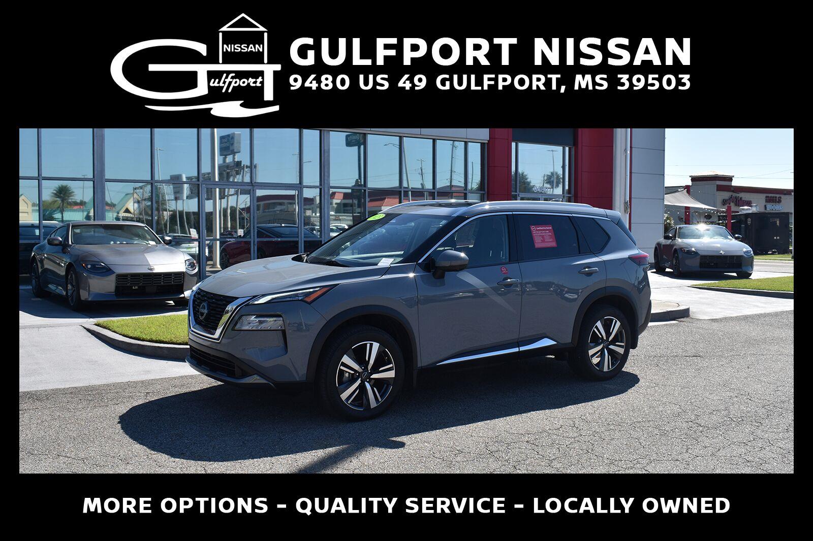 Boulder Gray Pearl 2023 Nissan Rogue SUV / Crossover Front-Wheel Drive Continuously Variable Transmission