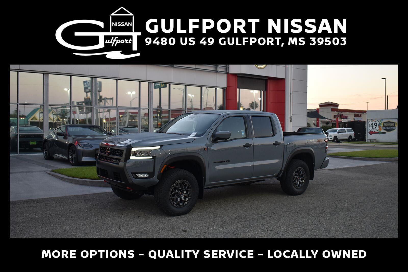 Boulder Gray Pearl 2027 Nissan Frontier Pickup Truck Four-Wheel Drive Automatic