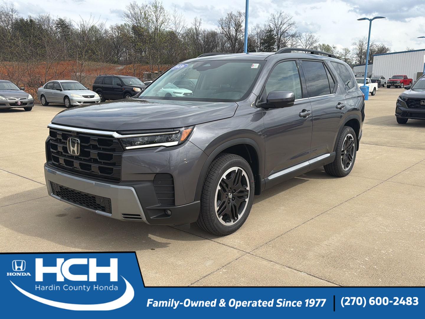 Gray (Modern Steel Metallic) 2026 Honda Pilot Touring AWD SUV / Crossover All-Wheel Drive Automatic