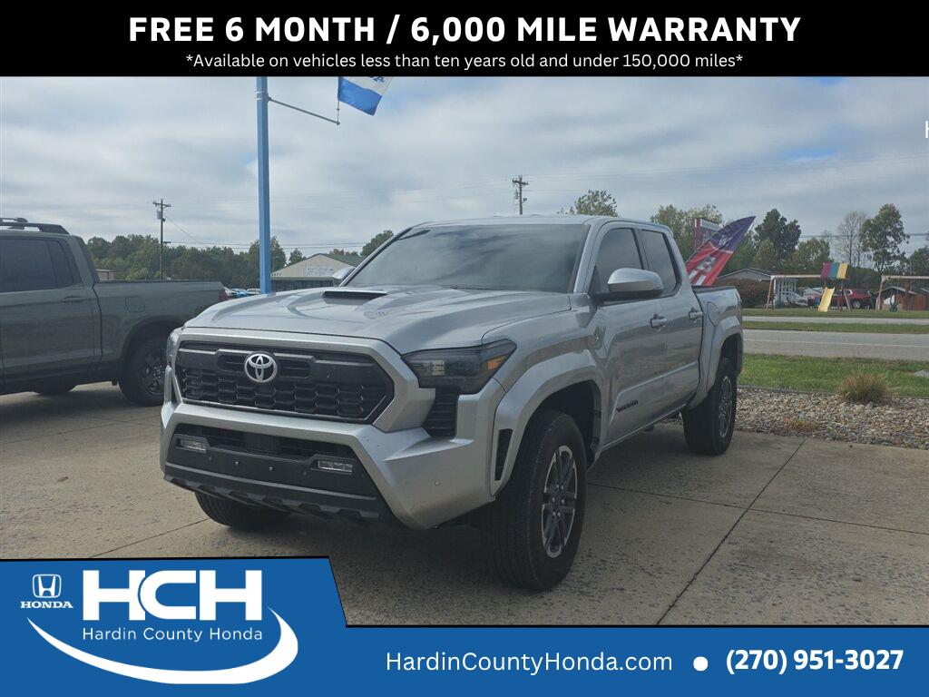 Celestial Silver Metallic 2024 Toyota Tacoma Pickup Truck Four-Wheel Drive Automatic
