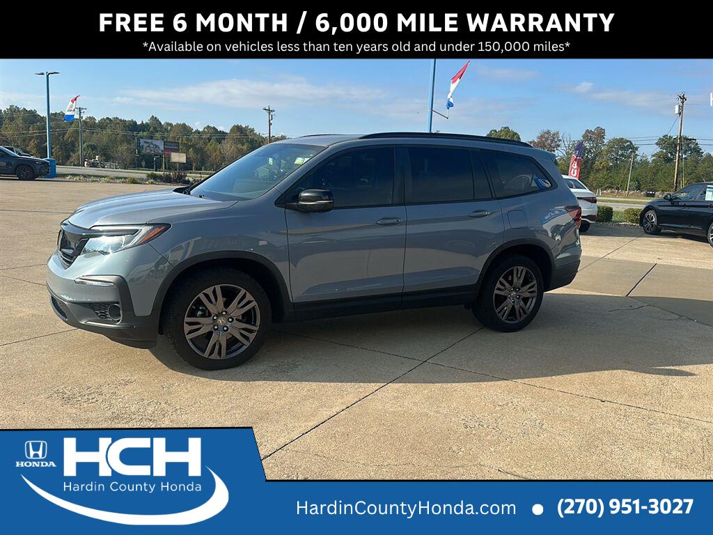 Sonic Gray Pearl 2022 Honda Pilot SUV / Crossover All-Wheel Drive Automatic