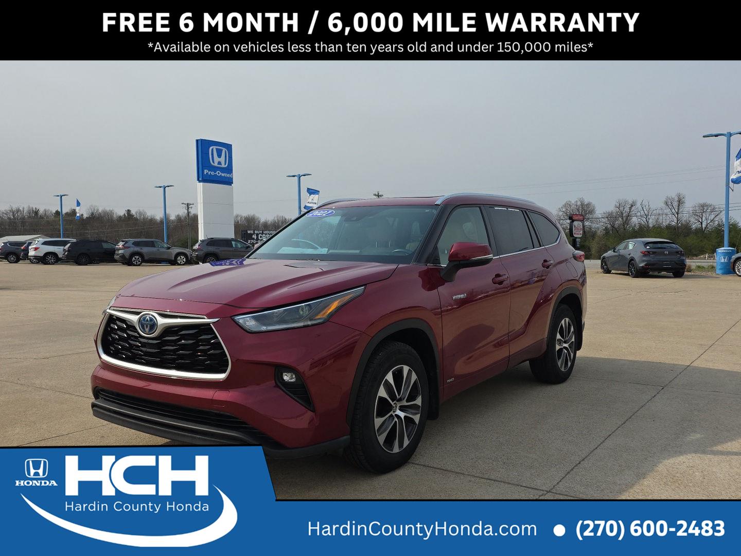 2021 Toyota Highlander Hybrid XLE AWD