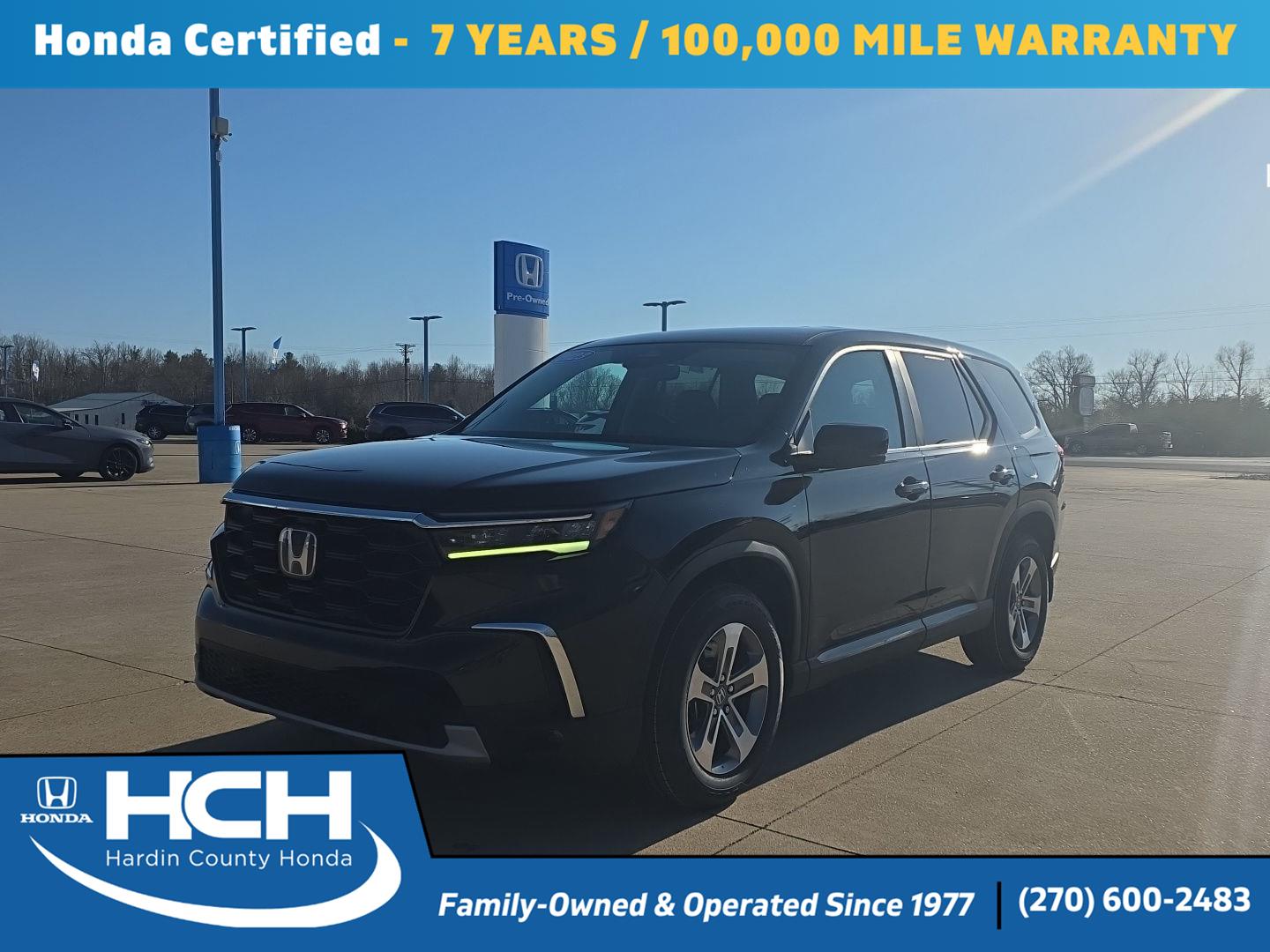2023 Honda Pilot EX-L AWD with Captains Chairs