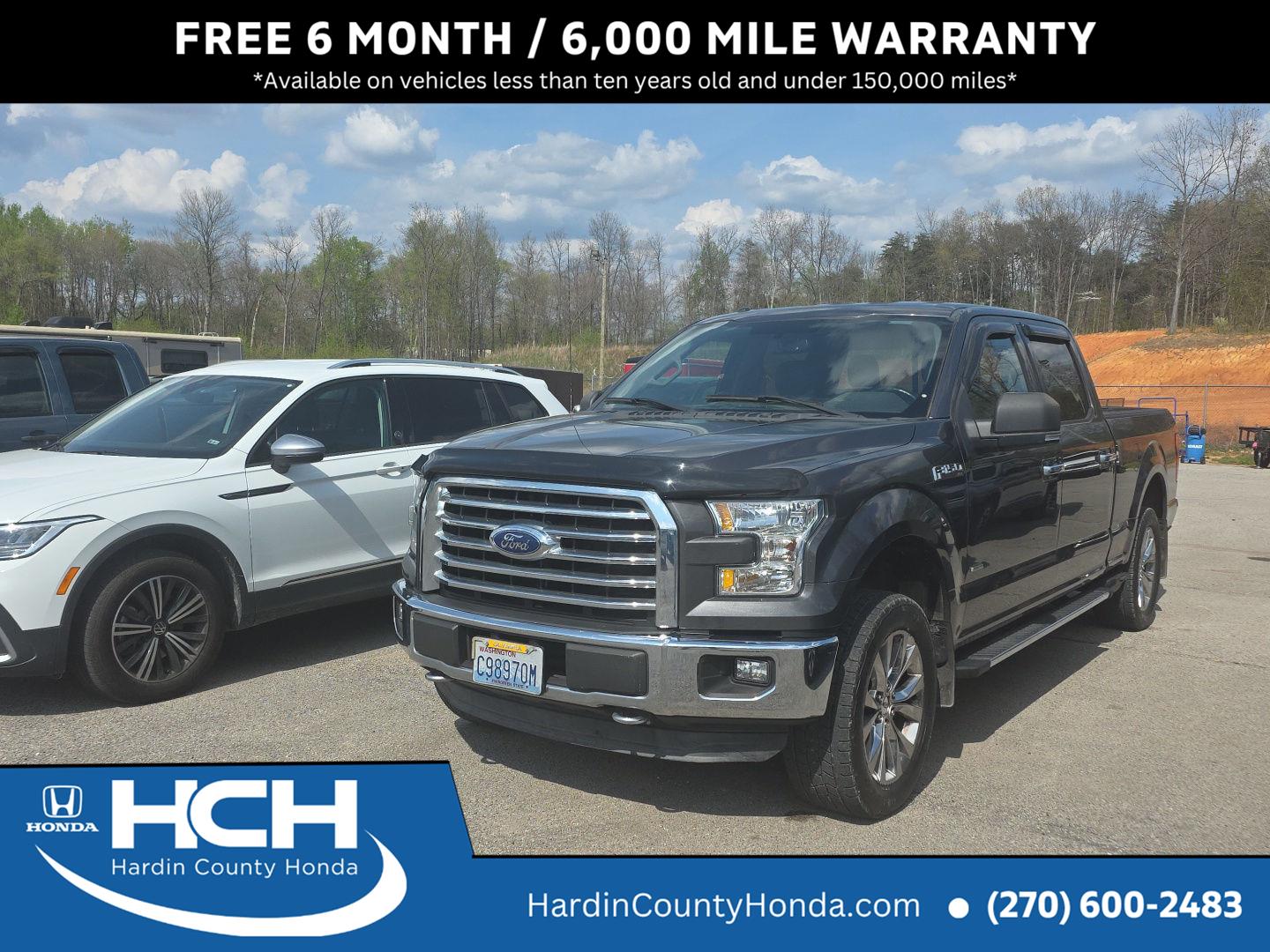 Gray (Magnetic Metallic) 2015 Ford F-150 Platinum SuperCrew LB 4WD Pickup Truck Four-Wheel Drive 6-Speed Automatic