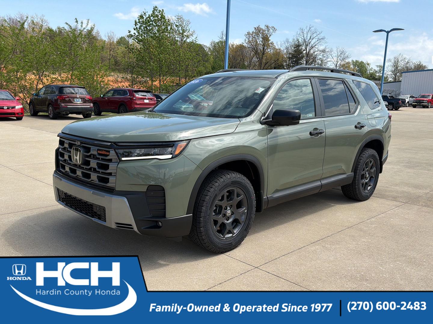 Ash Green Metallic 2026 Honda Pilot TrailSport AWD SUV / Crossover All-Wheel Drive Automatic