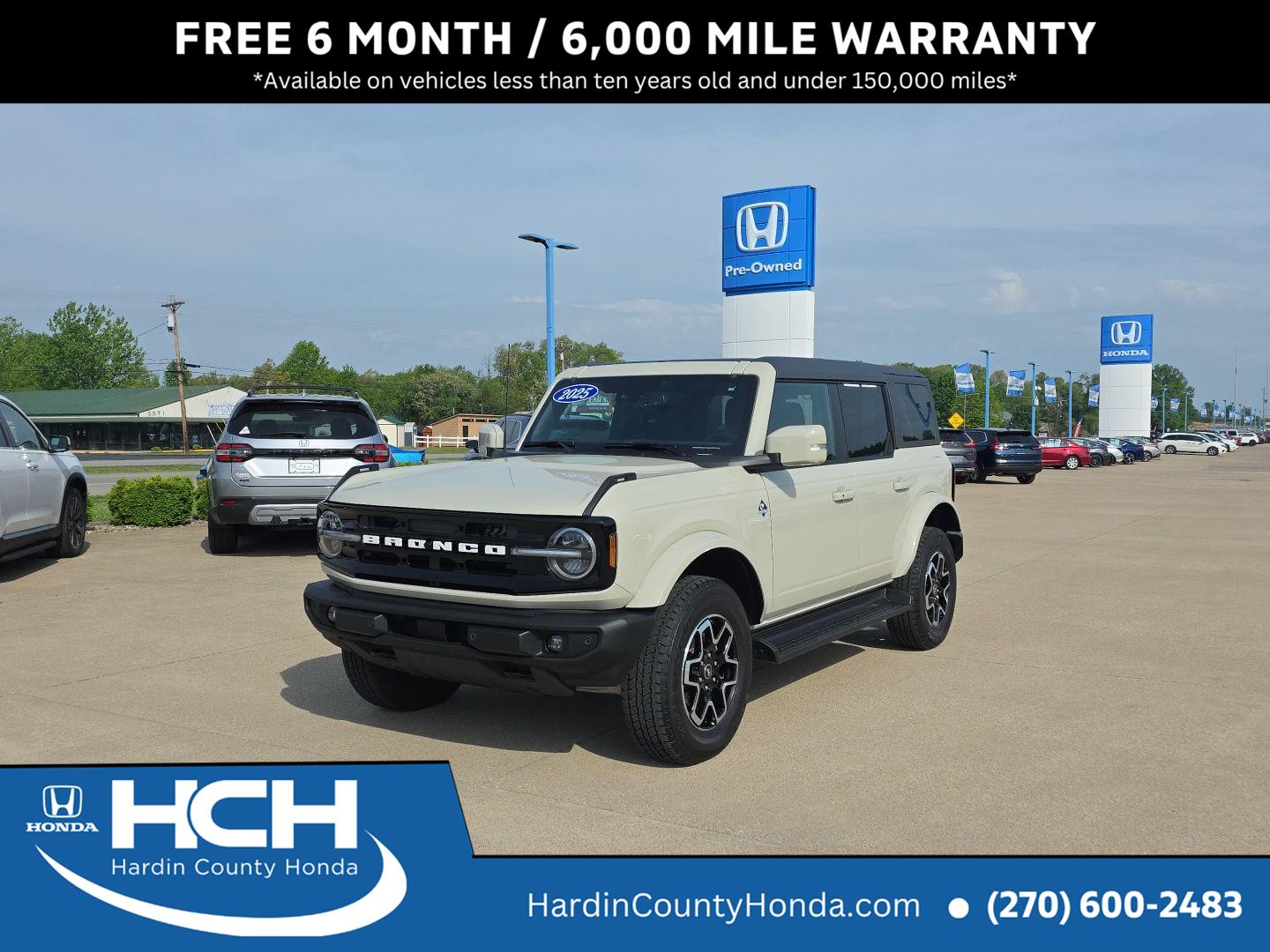 Desert Sand 2025 Ford Bronco Outer Banks 4-Door 4WD SUV / Crossover Four-Wheel Drive Automatic