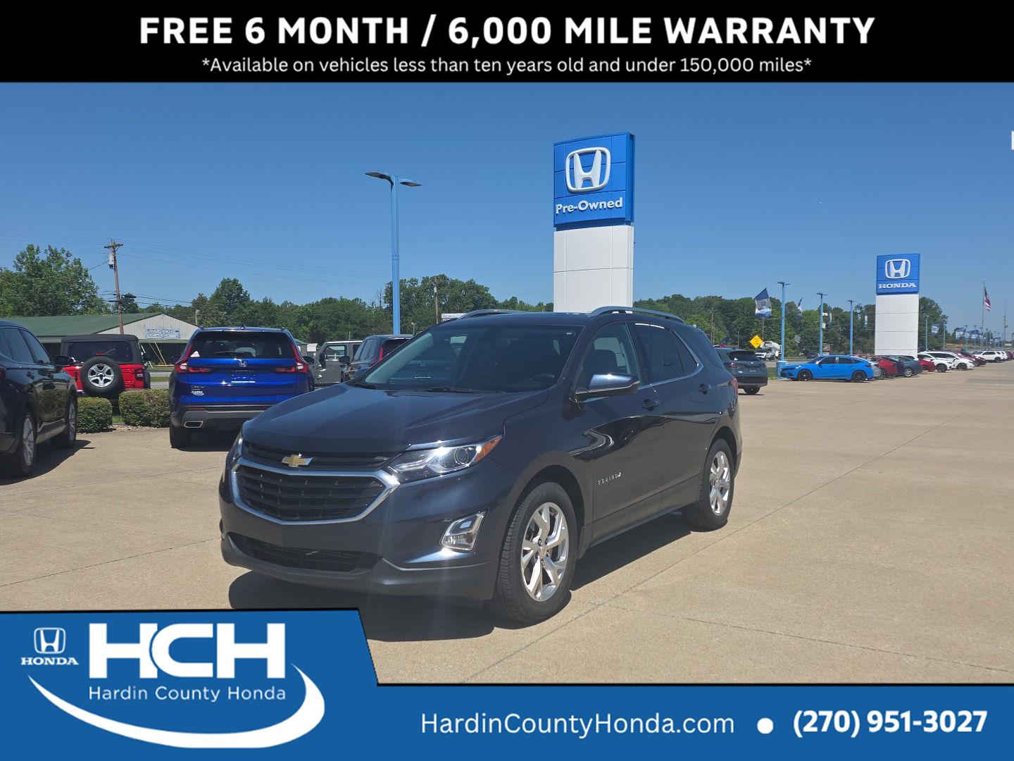 Storm Blue Metallic 2019 Chevrolet Equinox 2.0T LT FWD SUV / Crossover Front-Wheel Drive 9-Speed Automatic Overdrive