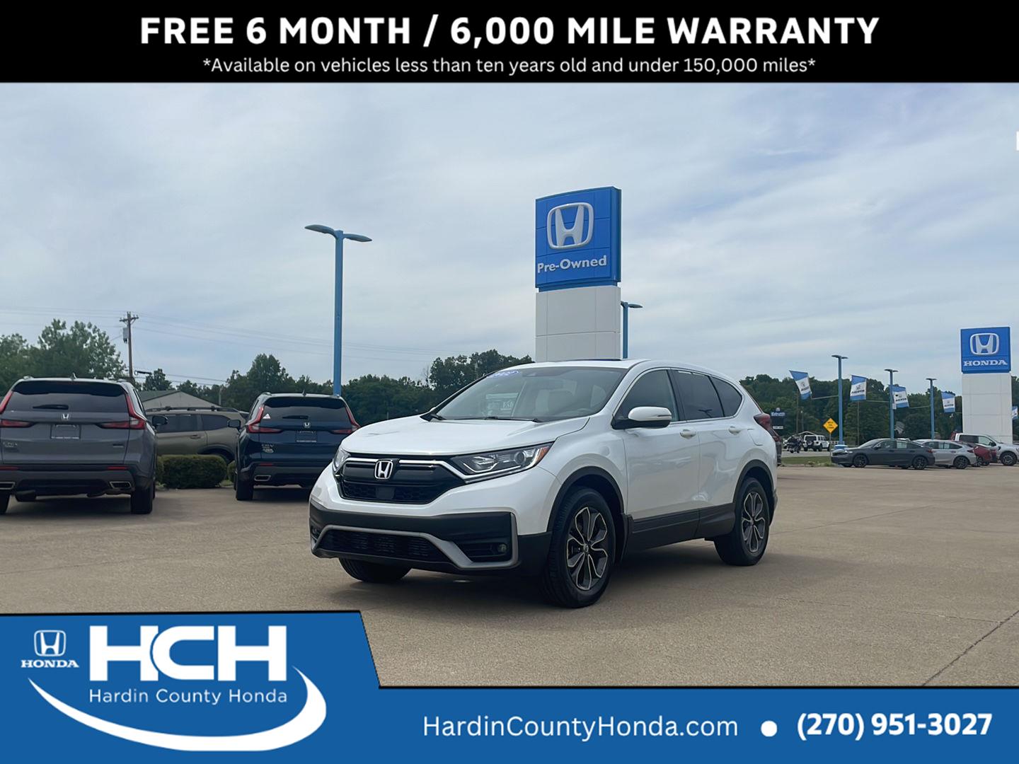 Platinum White Pearl 2022 Honda CR-V EX-L AWD SUV / Crossover All-Wheel Drive Continuously Variable Transmission