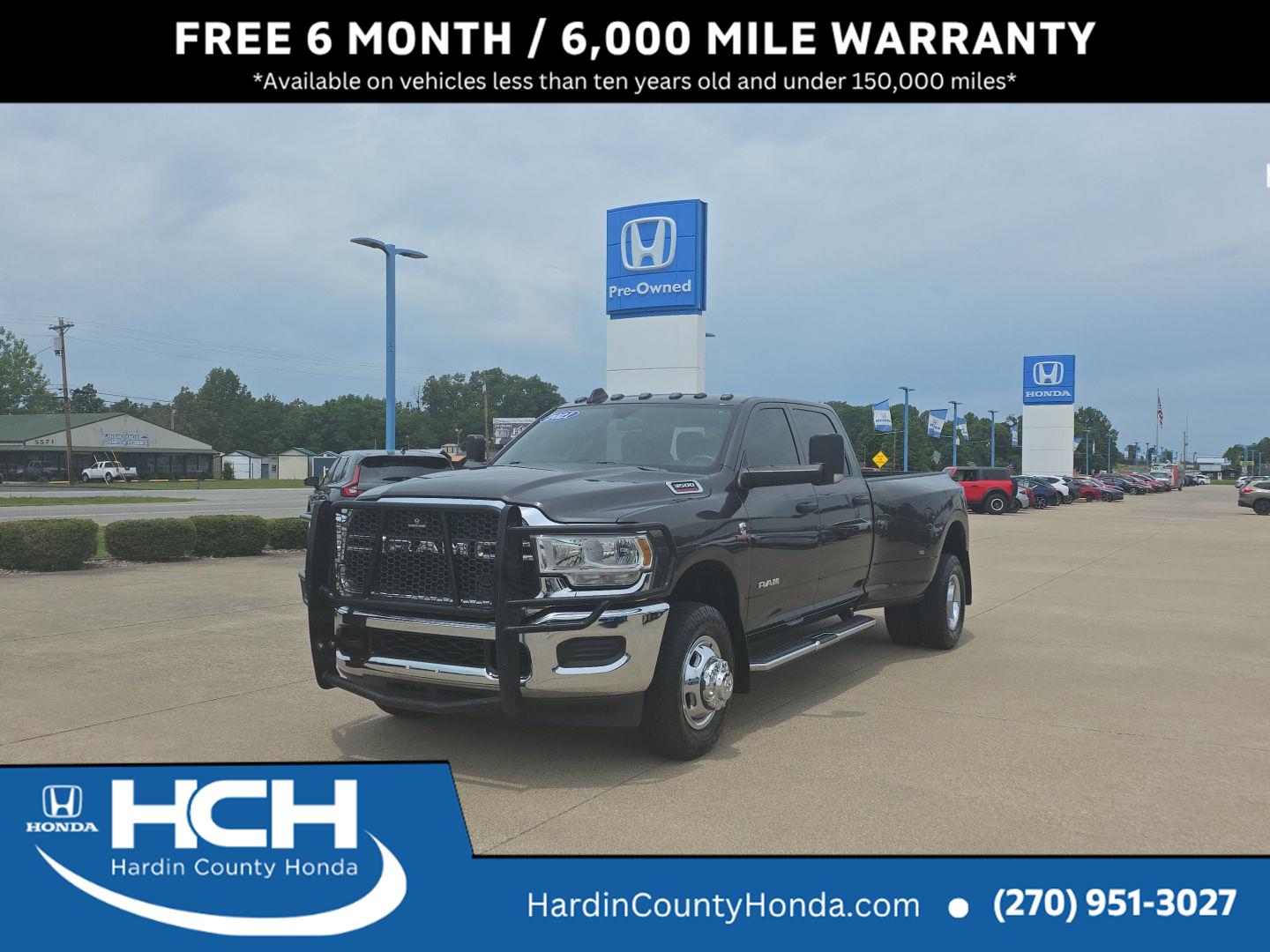 Gray (Granite Crystal Metallic Clearcoat) 2021 RAM 3500 Pickup Truck Four-Wheel Drive 6-Speed Automatic