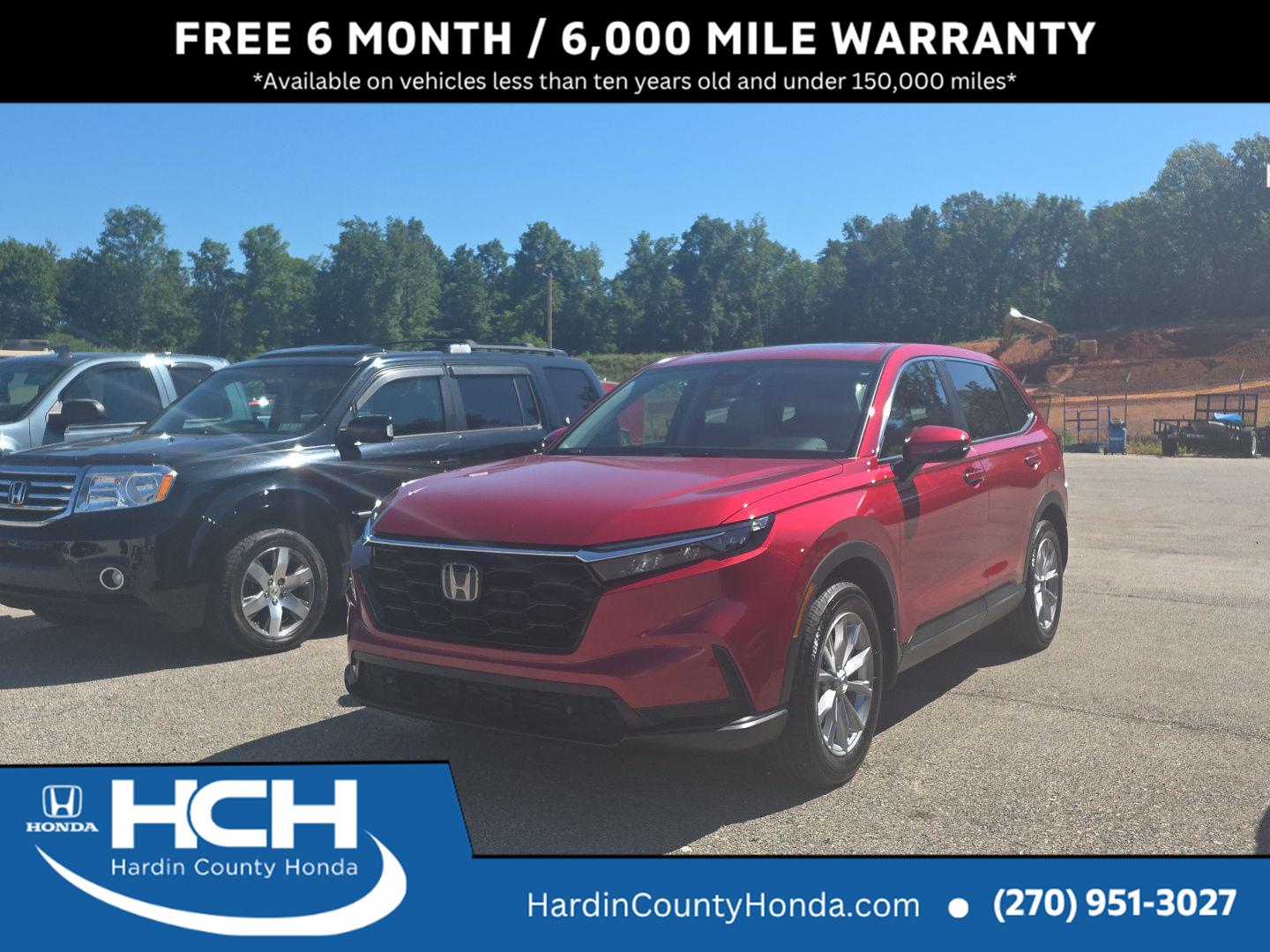 Radiant Red Metallic 2025 Honda CR-V EX-L AWD SUV / Crossover All-Wheel Drive Continuously Variable Transmission