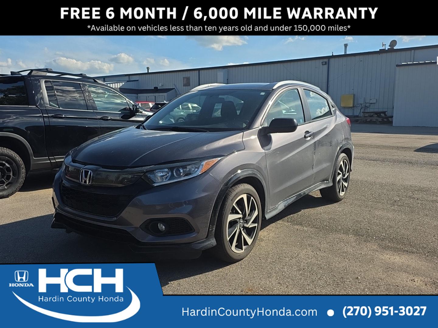 Gray (Modern Steel Metallic) 2019 Honda HR-V SUV / Crossover All-Wheel Drive Continuously Variable Transmission