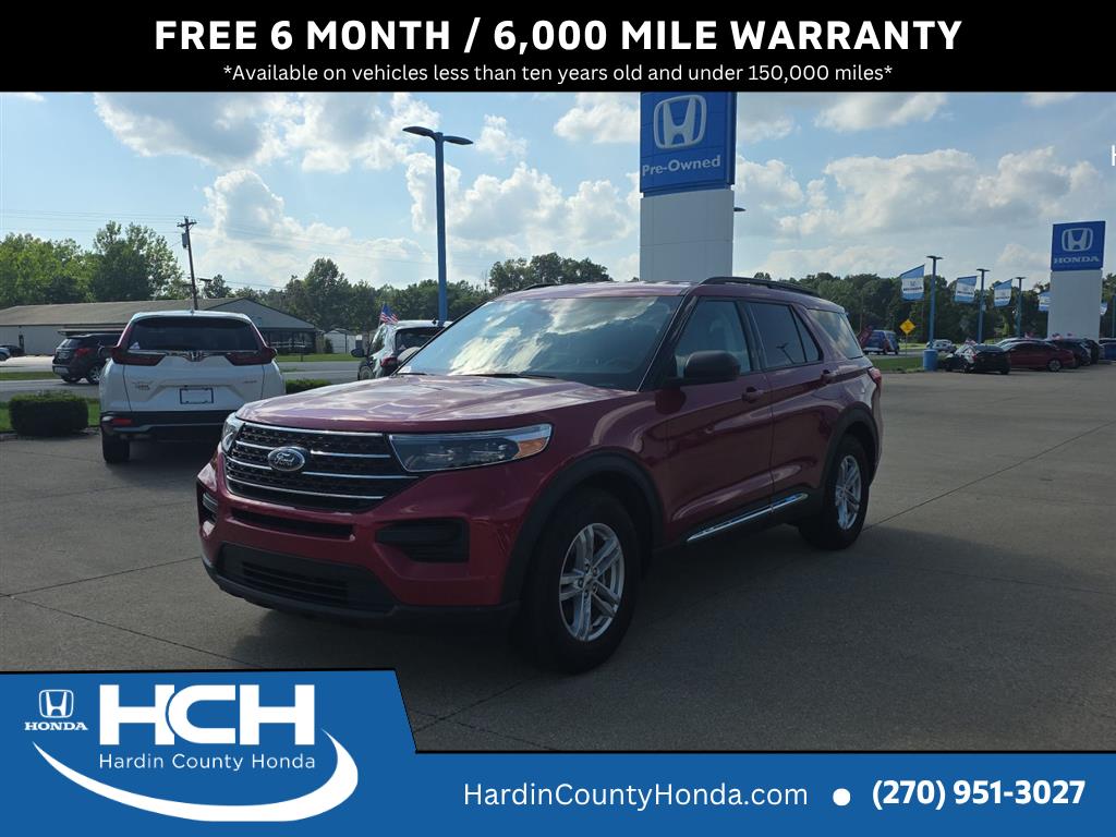 Rapid Red Metallic Tinted Clearcoat 2022 Ford Explorer SUV / Crossover Rear-Wheel Drive Automatic