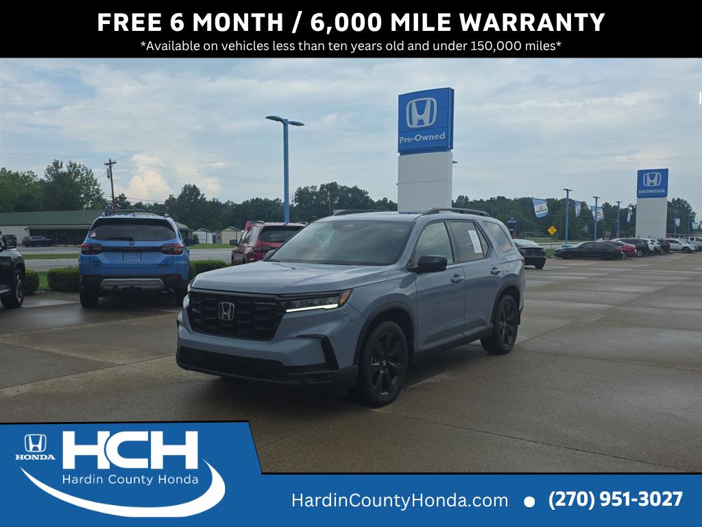 Sonic Gray Pearl 2025 Honda Pilot SUV / Crossover All-Wheel Drive Automatic