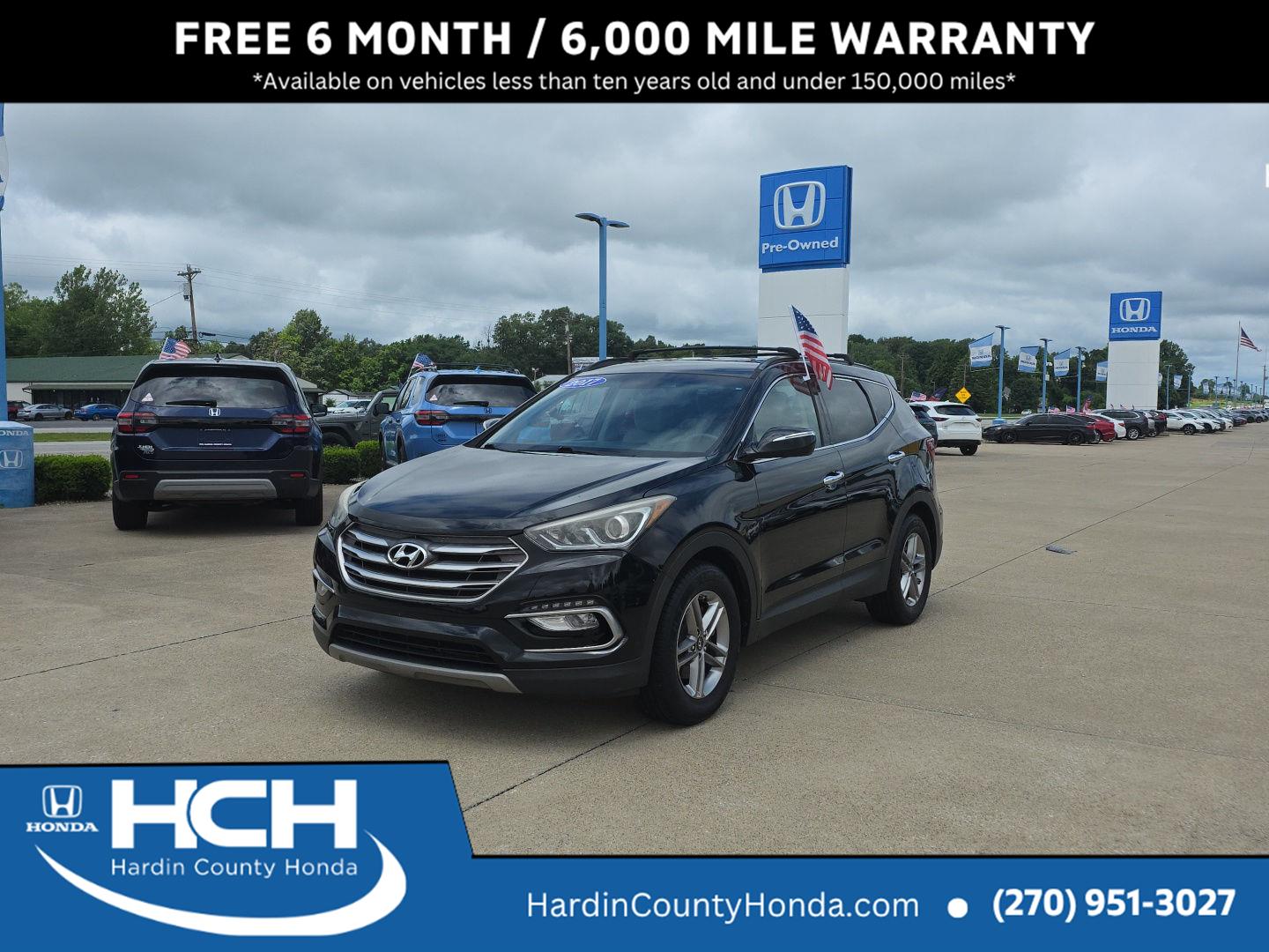 Twilight Black 2017 Hyundai Santa Fe Sport SUV / Crossover Front-Wheel Drive Automatic