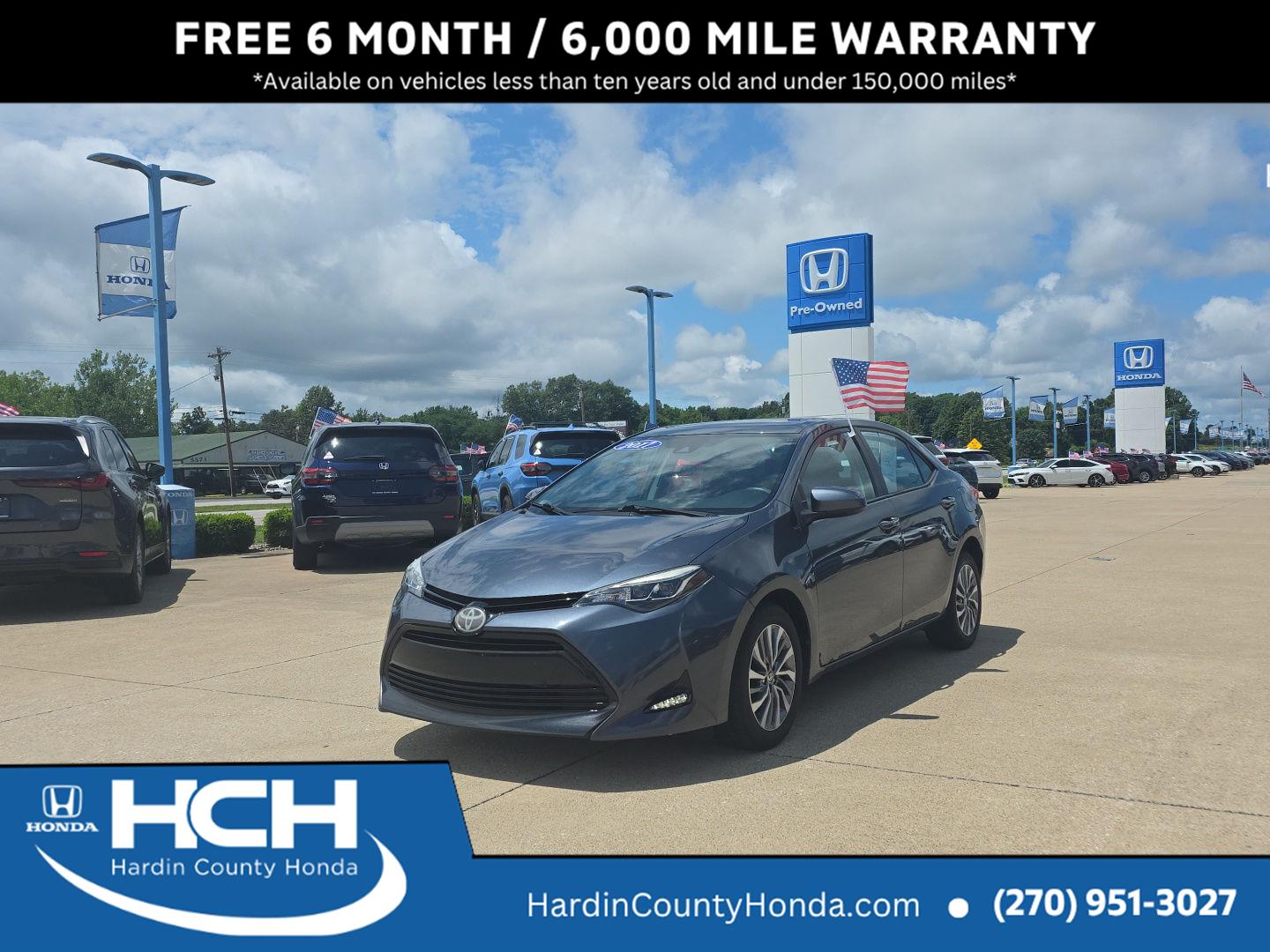 Slate Metallic 2017 Toyota Corolla Sedan Front-Wheel Drive Continuously Variable Transmission